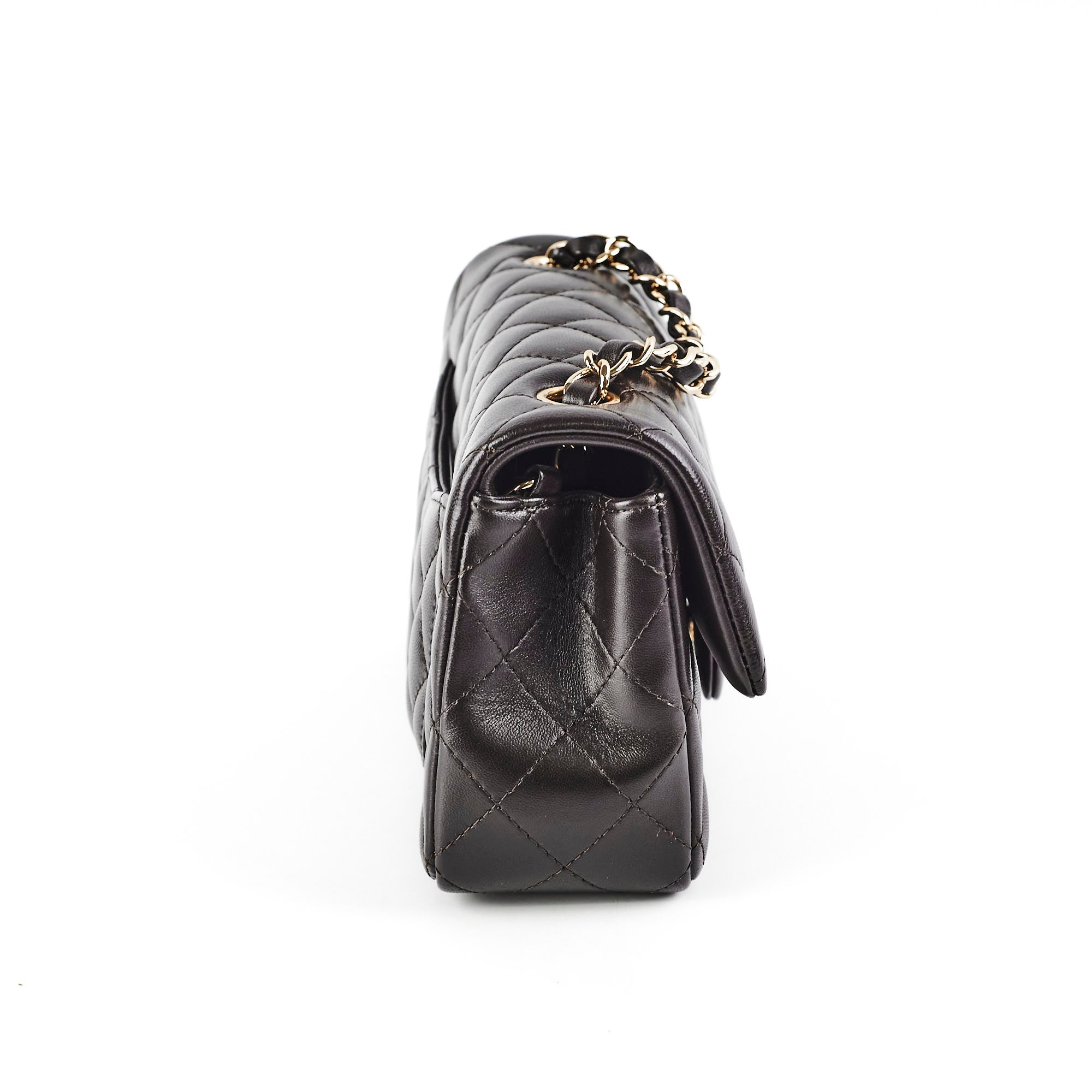 Chanel Mini Rectangular Flap Bag in Dark Chocolate with Microchip - Perfect for Evening Events & Luxury Fashion Accessories