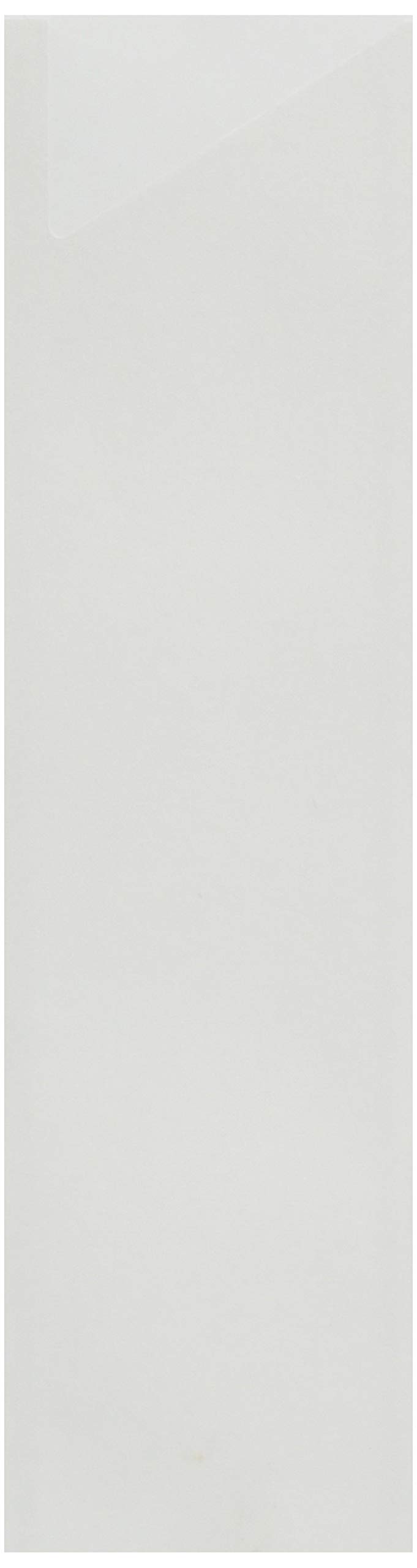 Premium White Hakama-Style Chopstick Bags - 500pcs Disposable Paper Sleeves for Split Chopsticks | Perfect for Sushi Restaurants, Asian Takeout & Home Dining