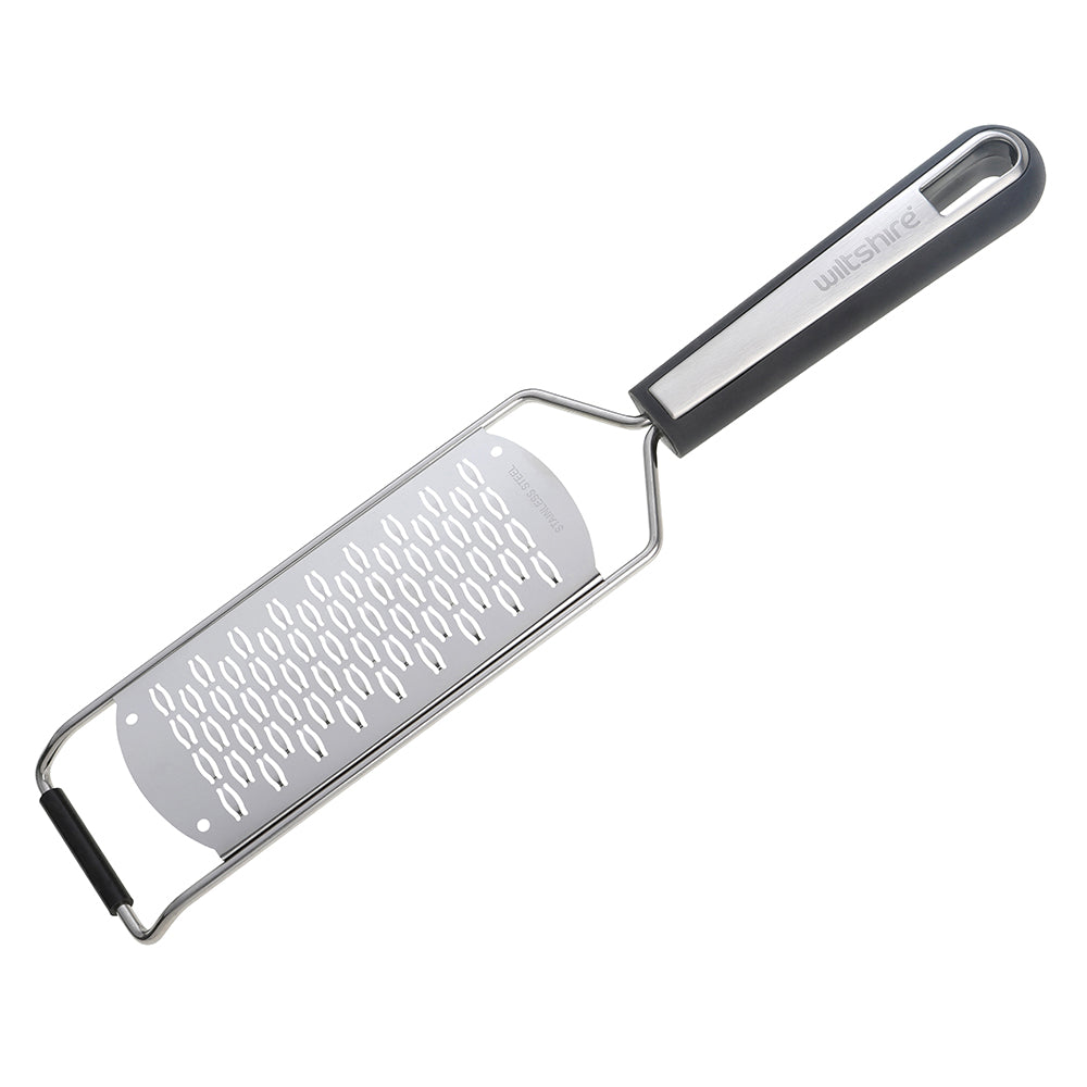 Premium Aspire Stainless Steel Fine Grater - 12 Inch Kitchen Zester for Cheese, Chocolate & Citrus - Perfect for Baking, Cooking & Garnishing Dishes