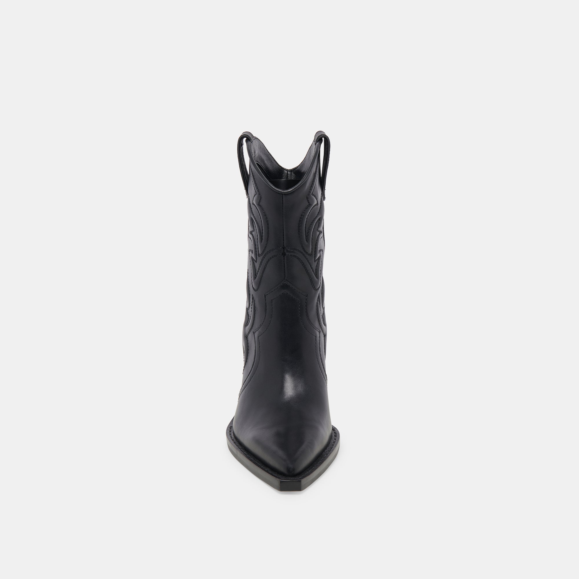 Black Leather Angel Booties for Women - Stylish & Comfortable Ankle Boots for Casual Wear, Parties & Everyday Fashion