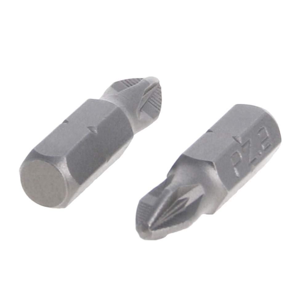Auniwaig 10-Piece PZ2 Magnetic Hex Screwdriver Bits Set - 1/4 Inch Shank, 0.98