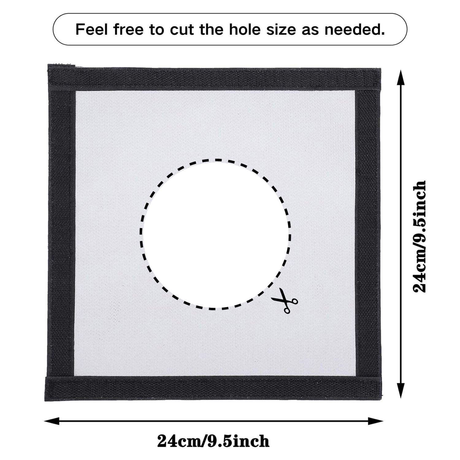 SOLOWILDER Flame-Retardant Stove Jack Kit for Hot Tents - 9.4