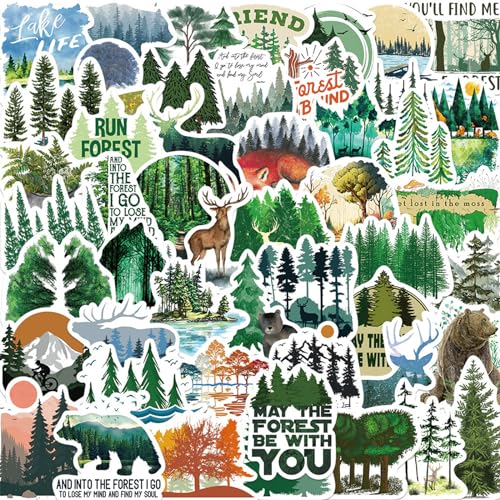 100pcs Forest Stickers