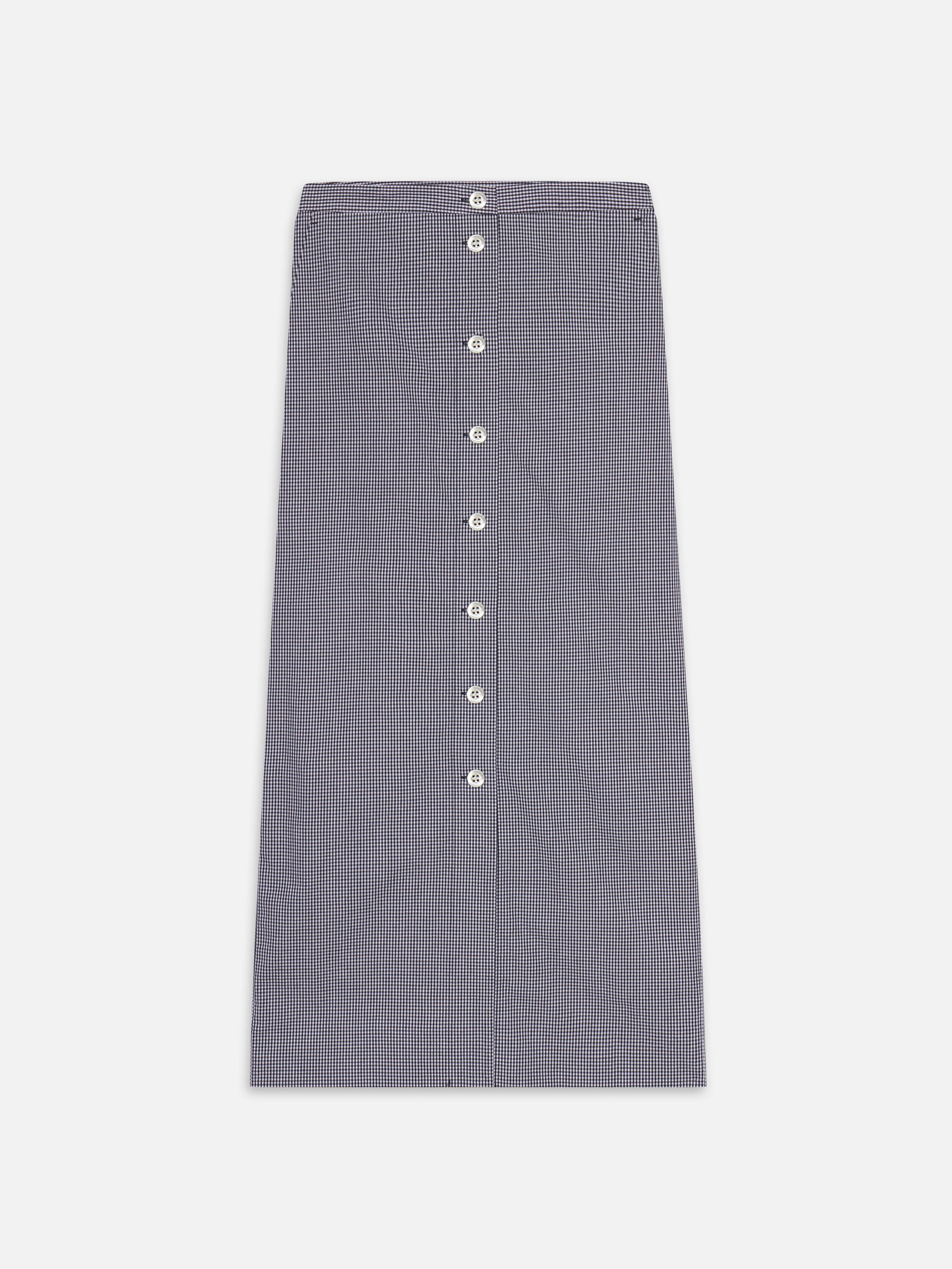Stylish Navy Multi Check Skirt for Women - Perfect for Office, Casual Outfits & Fall Fashion
