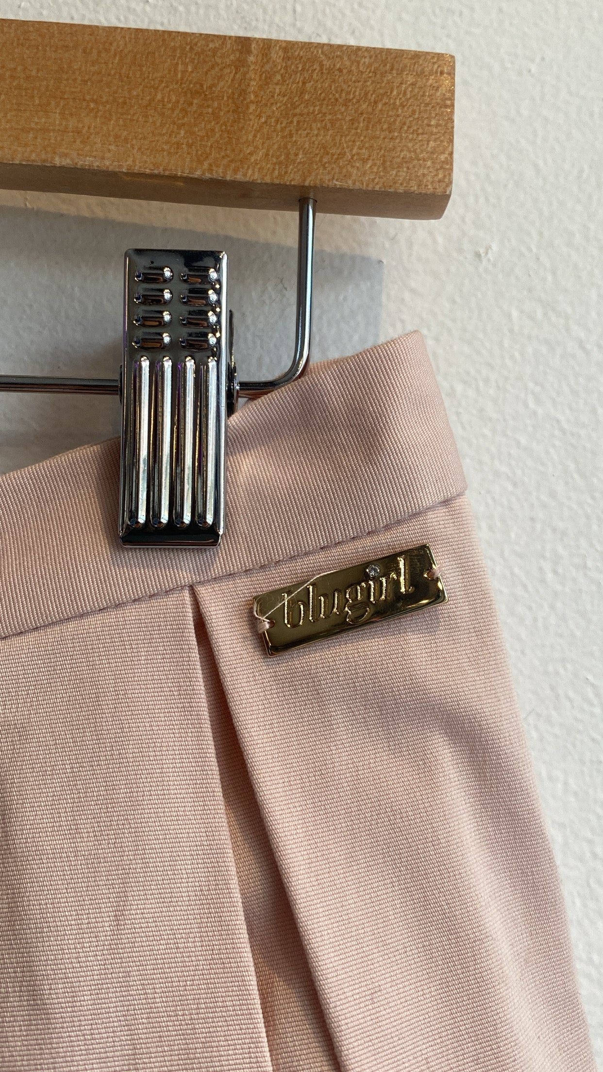 Blugirl Pink Pleated Skirt for Women - Elegant Flowy Midi Skirt with Waistband | Perfect for Parties, Weddings & Casual Outfits