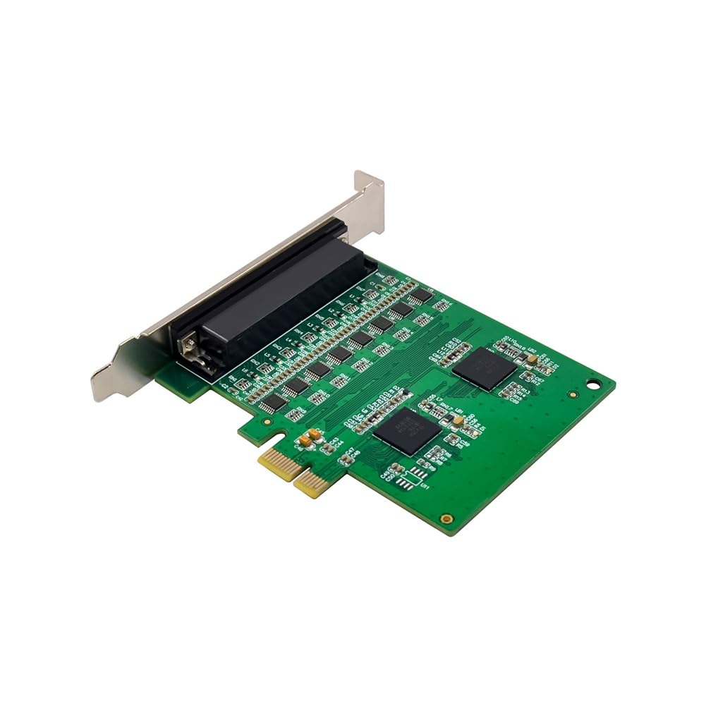 Zabeto ST355 PCIe to RS232 Industrial Multi-Serial I/O Control Card - 16 Port PCI Express Serial Communication Adapter for Industrial Automation, POS Systems & Data Centers | 1 Set