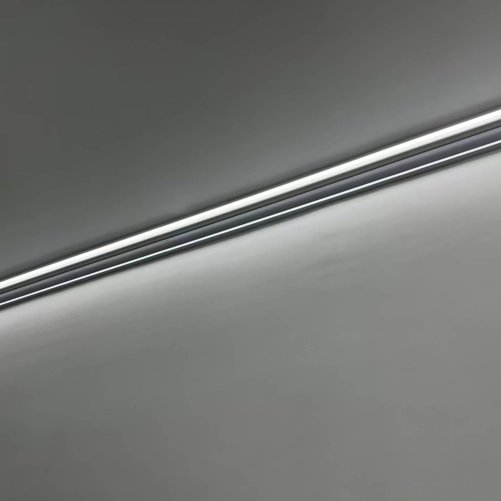 Aluminum LED Channel for Strip Lights - 13.1FT/400CM White Surface-Mounted Crown Molding Trim - Customizable Indirect Lighting Solution for Home, Hallway & Staircase Decoration