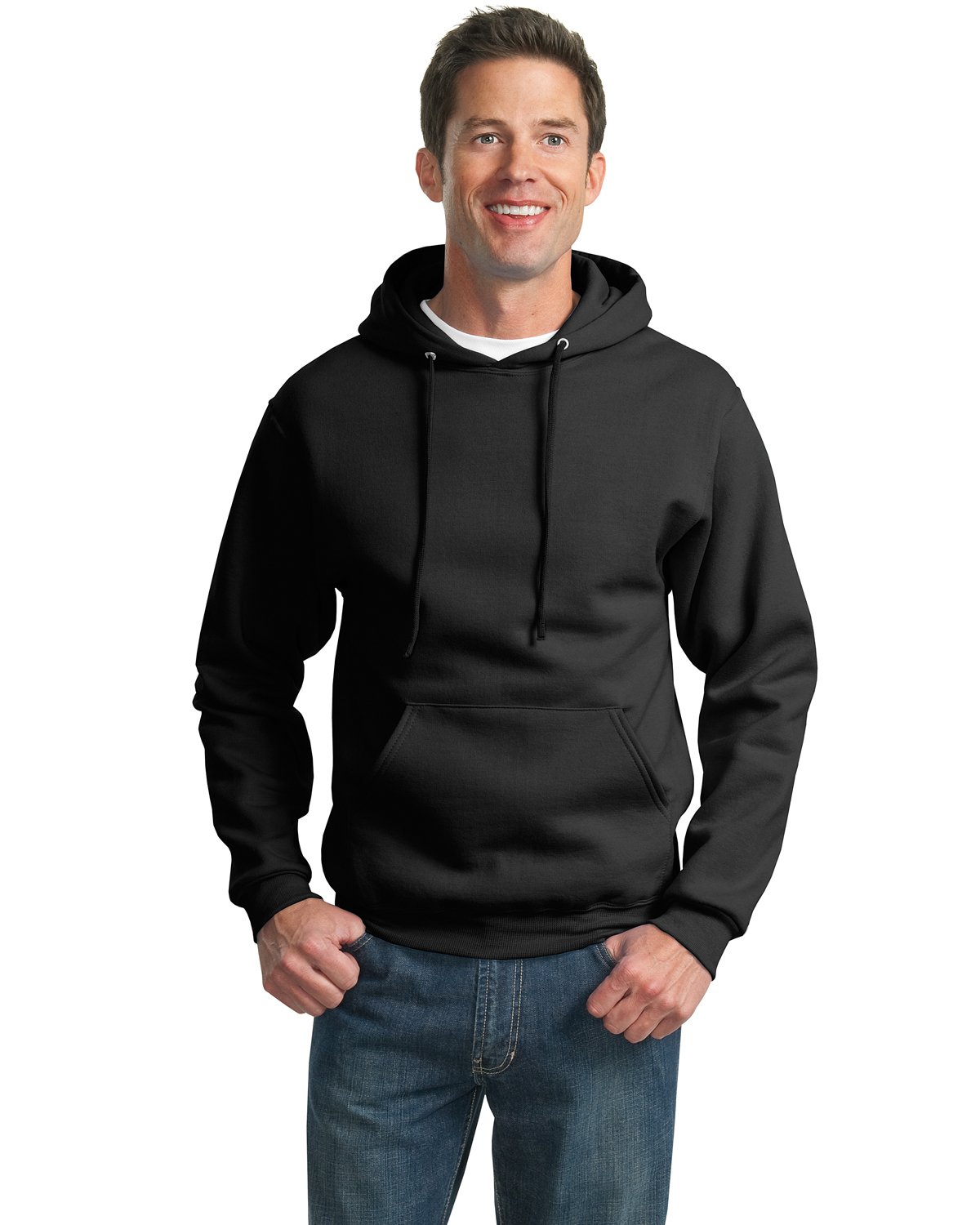 Jerzees Men's Hoodie - Soft Cotton Pullover Sweatshirt with Kangaroo Pocket | Perfect for Casual Wear, Gym, and Outdoor Activities