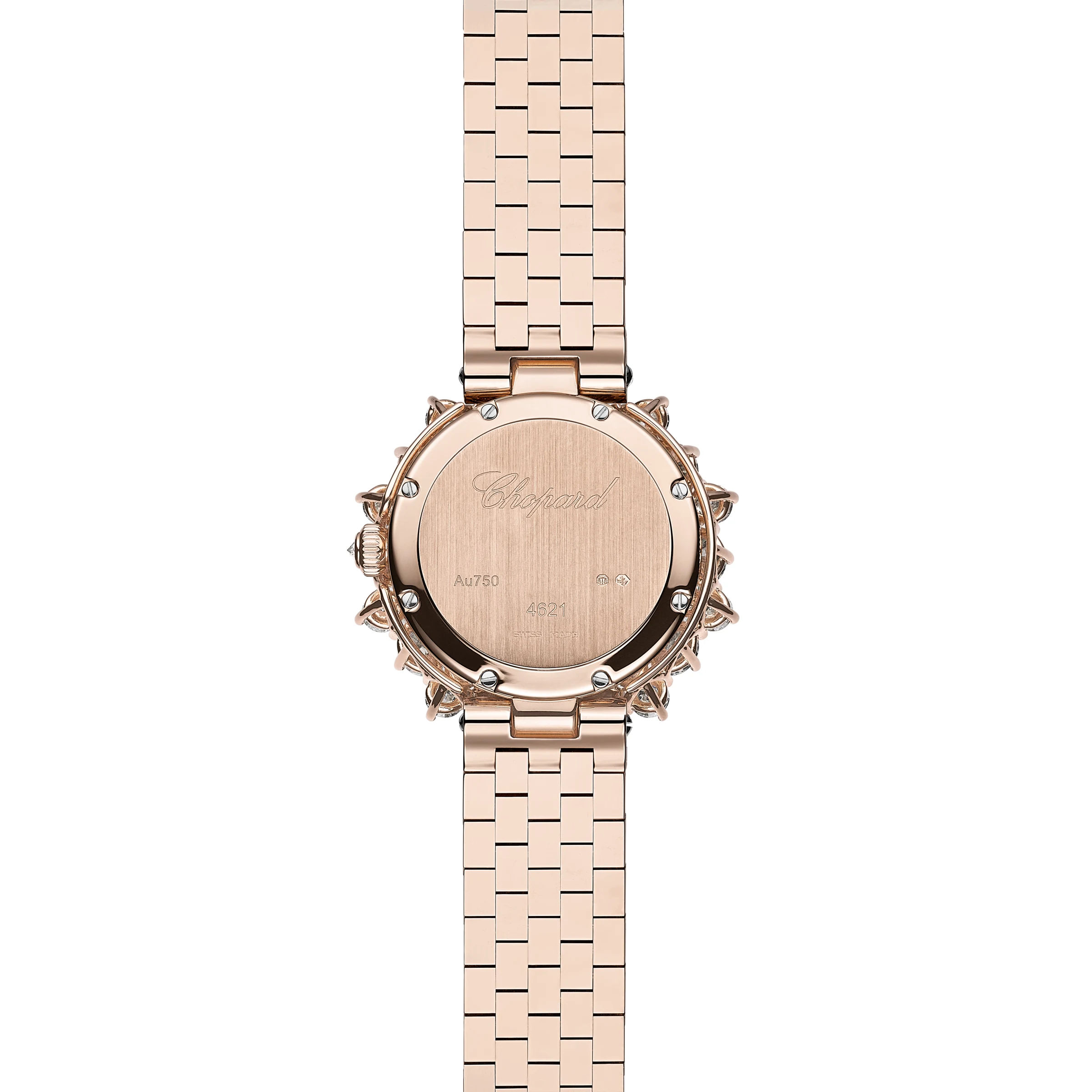 Chopard L'Heure Du Diamant 18k Rose Gold Diamond Ladies Watch - Luxury Women's Timepiece for Special Occasions & Elegant Events