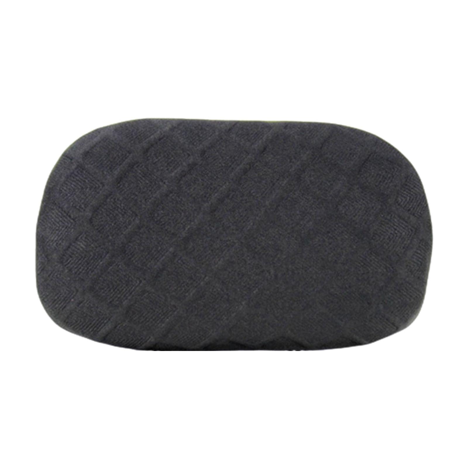 SM SunniMesh Office Chair Headrest Pillow Cover - Stretchable Polyester with Elastic Edge for Swivel & Desk Chairs - Black - Perfect for Home Office, Gaming & Workspace Comfort