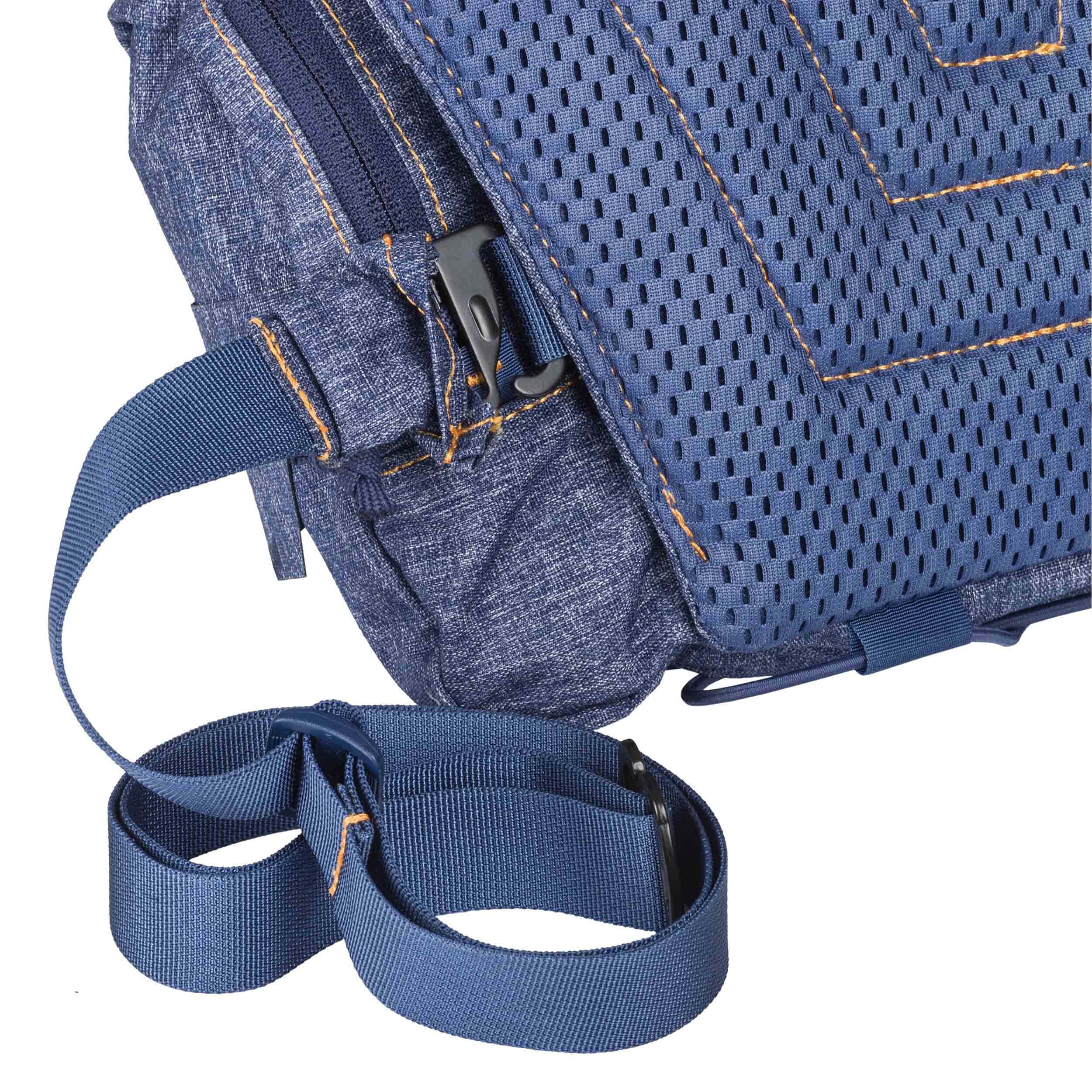 HELIKON-TEX EDC Side Bag - Compact Tactical Molle Pouch for Everyday Carry (Melange Blue) | Perfect for Hiking, Travel & Outdoor Adventures