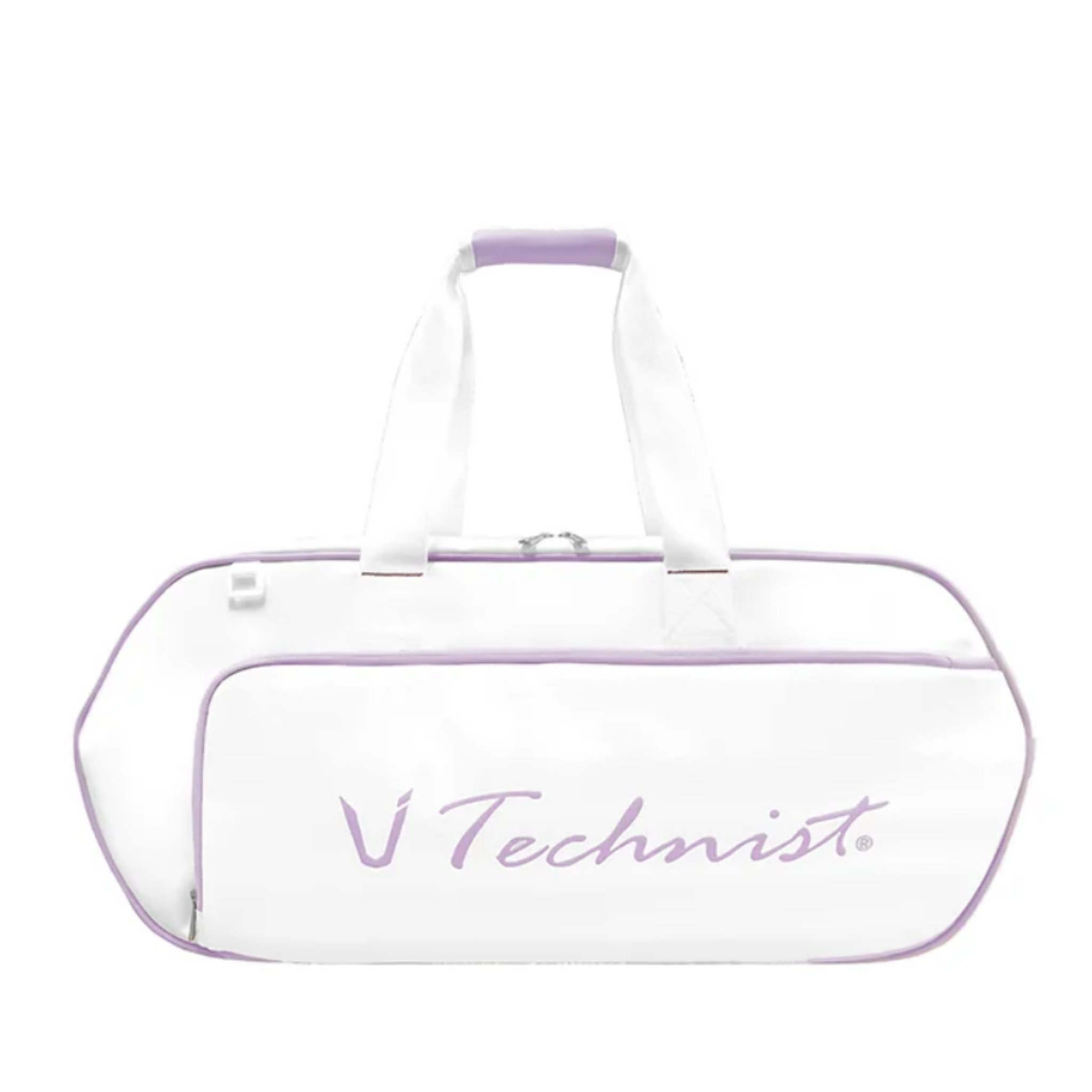 Technist TNB 54120 Tennis Racket Bag - White & Lavender | Premium Padded Racquet Case for Tennis Players | Perfect for Court, Travel & Storage