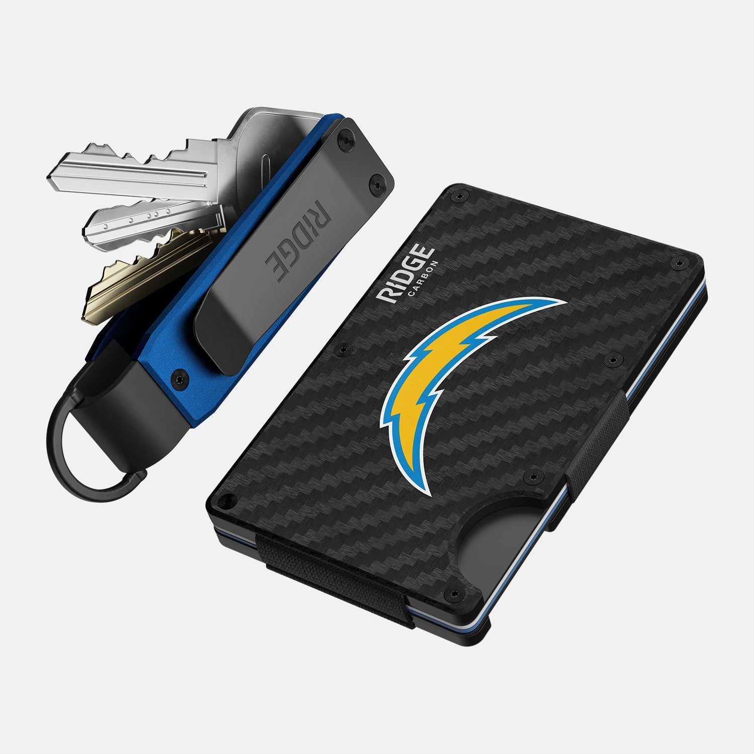 Los Angeles Chargers Carbon Fiber 3K Daily Driver Kit - Perfect for Car Enthusiasts & NFL Fans - Great for Commuting, Road Trips, and Game Day Accessories