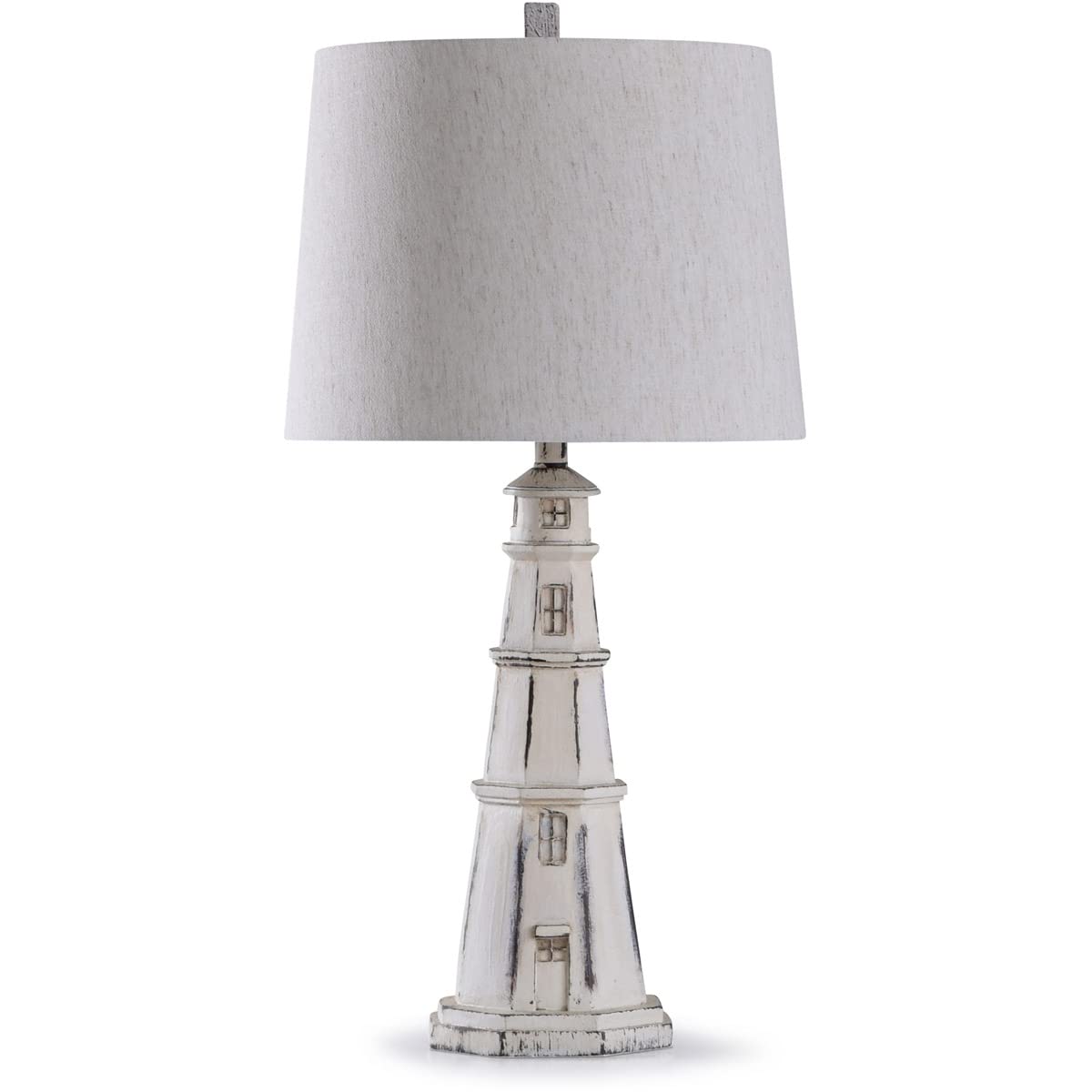 Berwyn One Light Table Lamp with Tapered Drum Shade - Modern Bedside Lighting for Bedroom, Living Room & Office