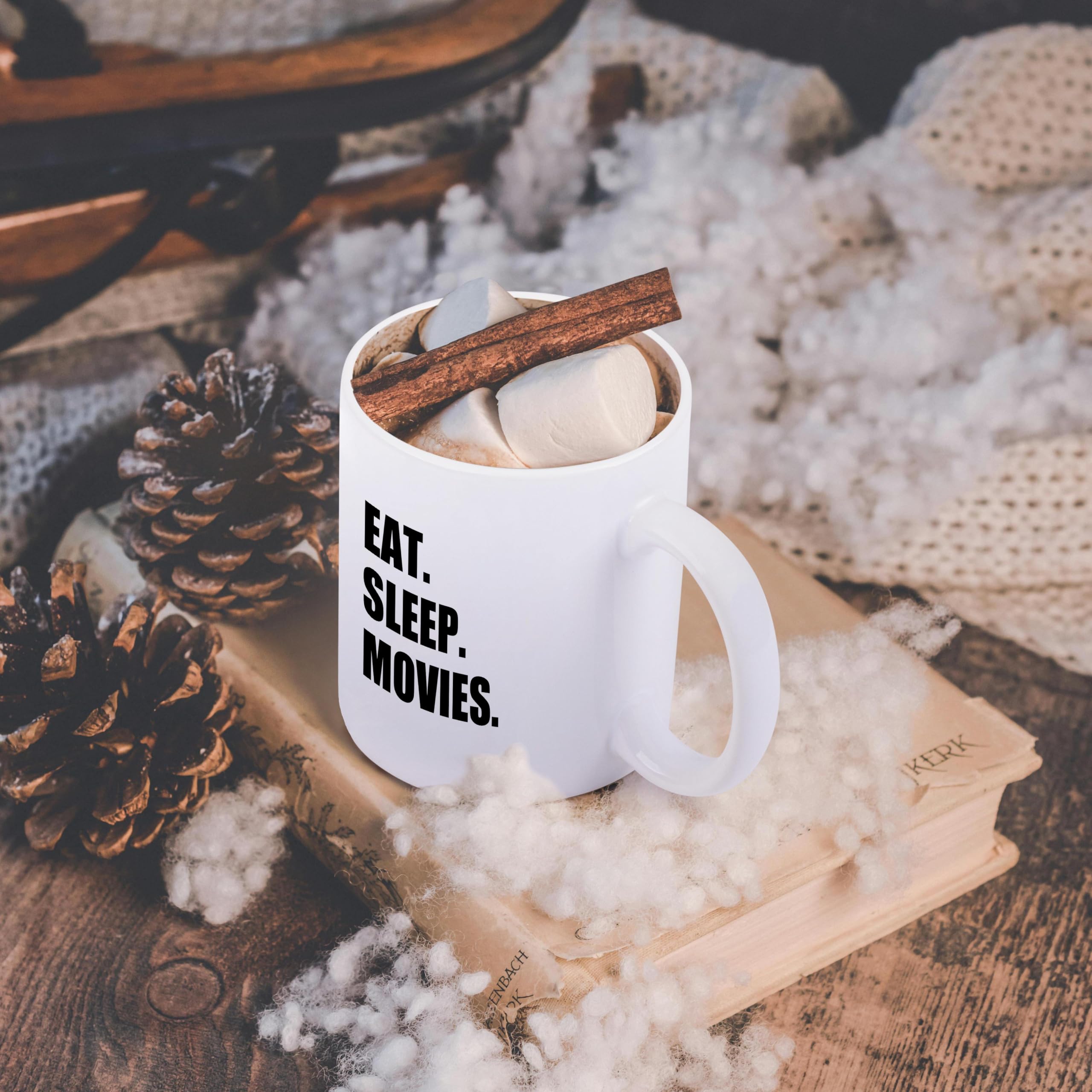 3D Rose Transforming Mug - 11oz Black & White Coffee Cup for Movie Lovers, Film Buffs, Critics - Fun Gift for Birthday, Christmas - Perfect for Home, Office, Movie Nights
