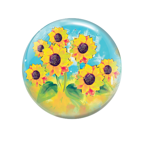 Brunswick Sunflower Viz-A-Ball Bowling Ball – High Performance Reactive Resin for Strikes & Spares | Perfect for League Play & Casual Bowling
