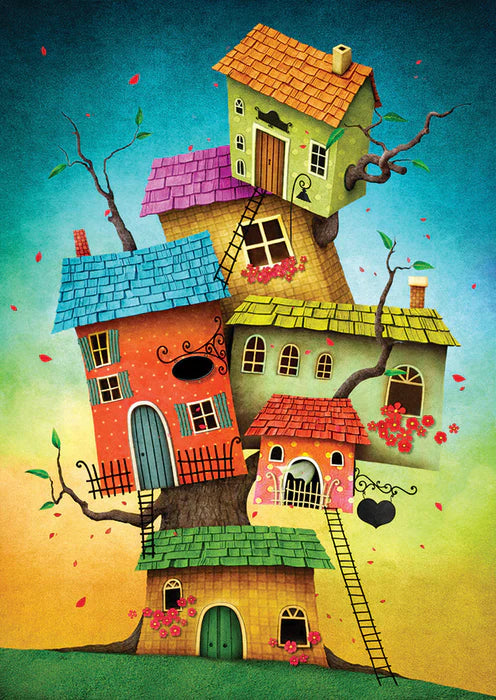 Enchanted Fairy Tale House PZ1000 - Miniature Dollhouse for Collectors & Kids | Perfect for Home Decor, Gift Giving & Fairy Garden Displays