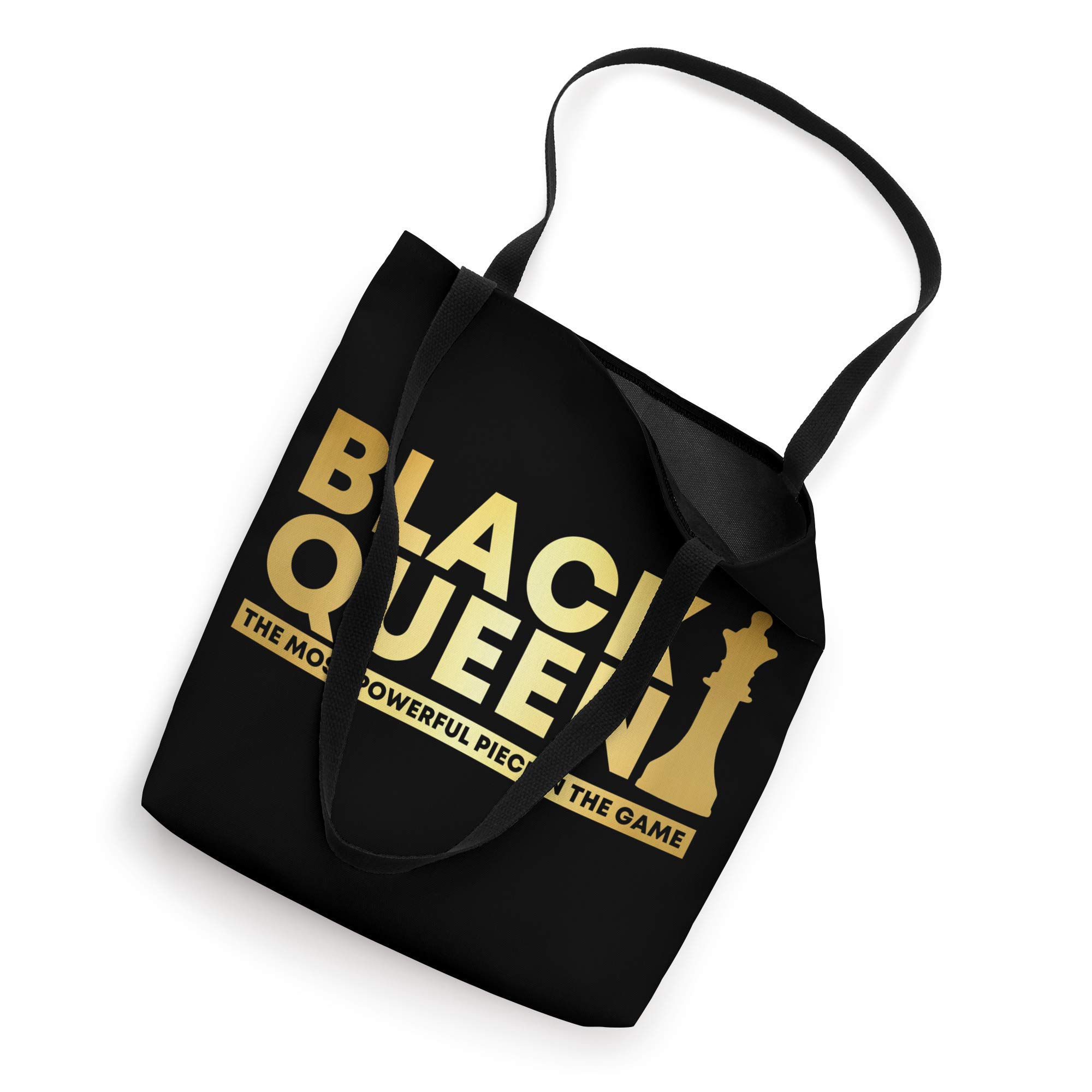 Black Queen Black Lives Matter Melanin African Gift Tote Bag - Stylish & Durable Reusable Shopping Bag for Women, Protest March, Grocery Shopping & Everyday Use
