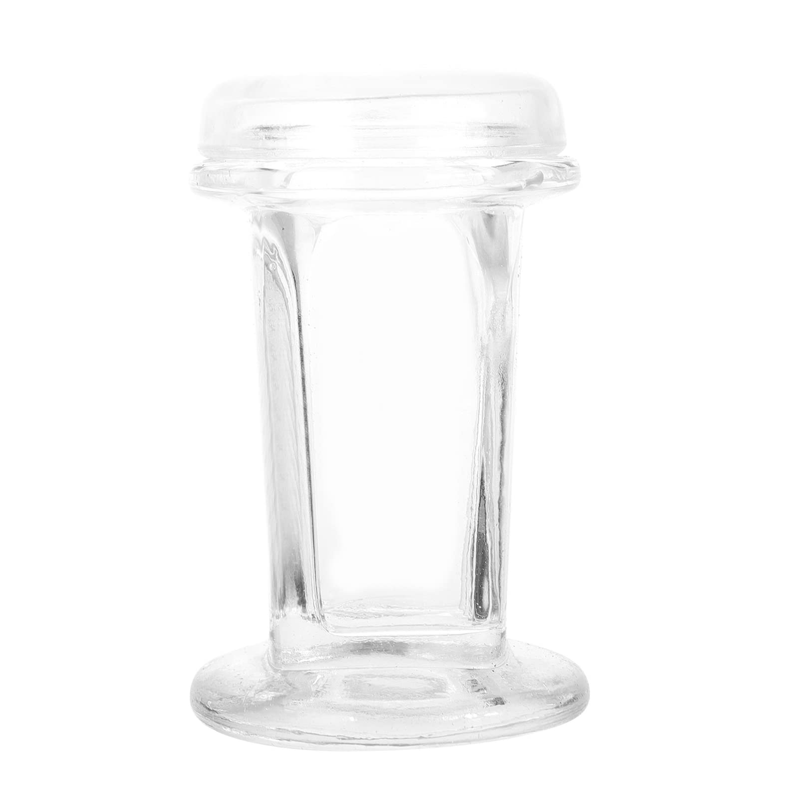 Premium Clear Glass Staining Jars with Lids - 1pc Lab Coplin Jars, Glass Containers & Canisters for Science Experiments, Art Projects & Chemical Storage | Ideal for Laboratories, DIY Crafts & Home Organization