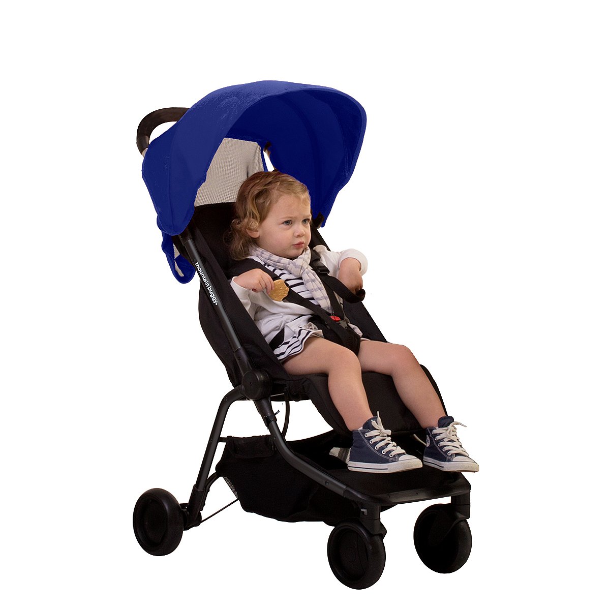 Mountain Buggy Nano 2015 Lightweight Compact Travel Stroller - Navy Blue | Perfect for Air Travel, City Walks & Outdoor Adventures