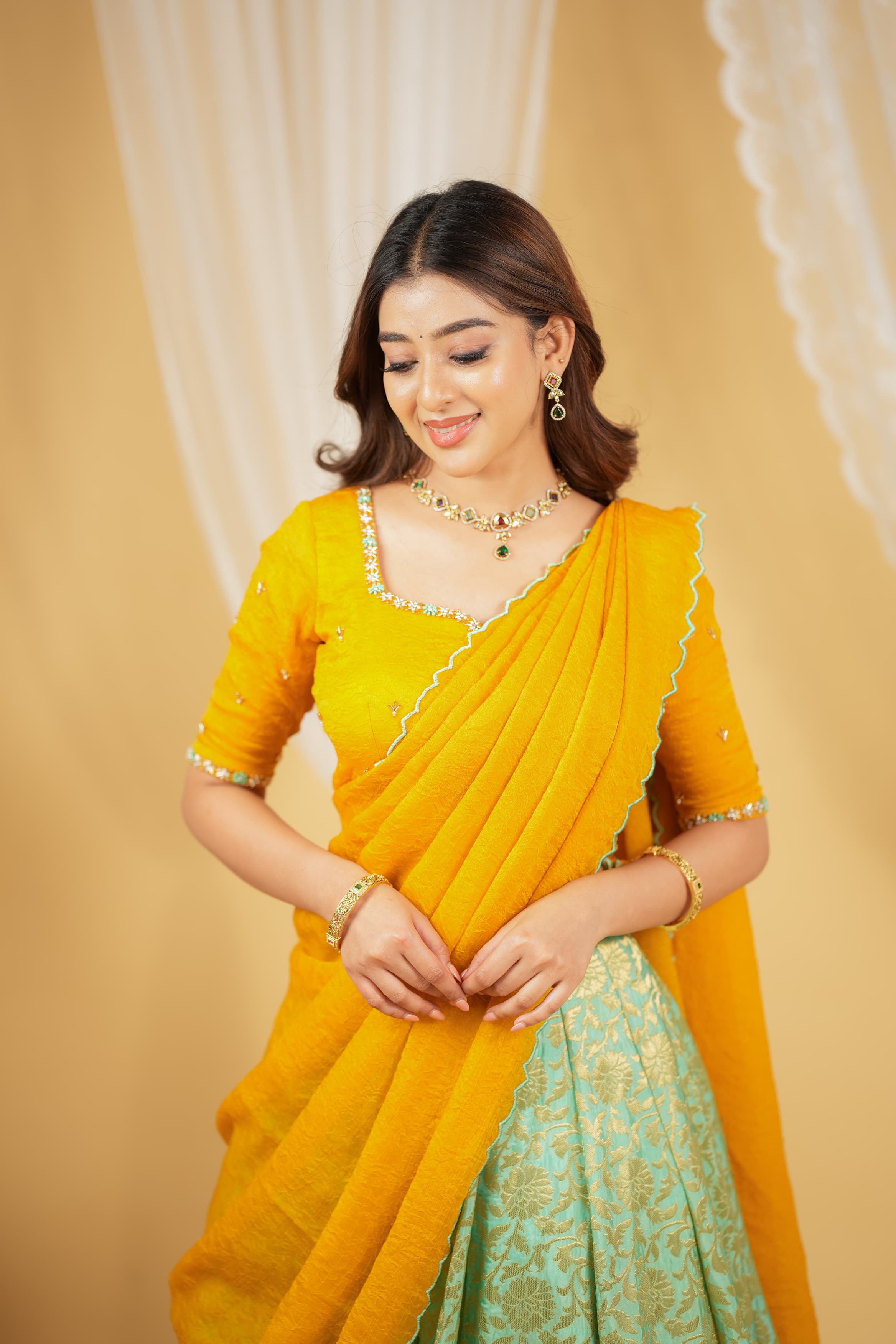 DD694 Mahathi Premium Designer Lehenga Choli - Elegant Indian Bridal Wear for Weddings & Festivals