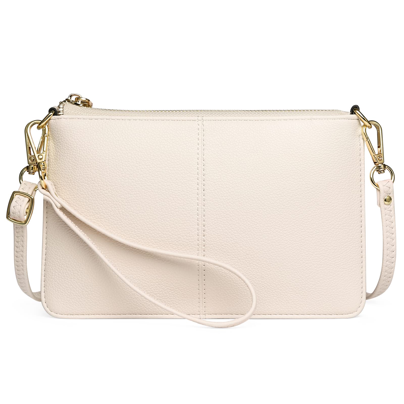 SENDEFN Genuine Leather Wristlet Clutch for Women - RFID Blocking Crossbody Shoulder Bag with Card Slots | Perfect for Everyday Use, Travel, Shopping & Night Out