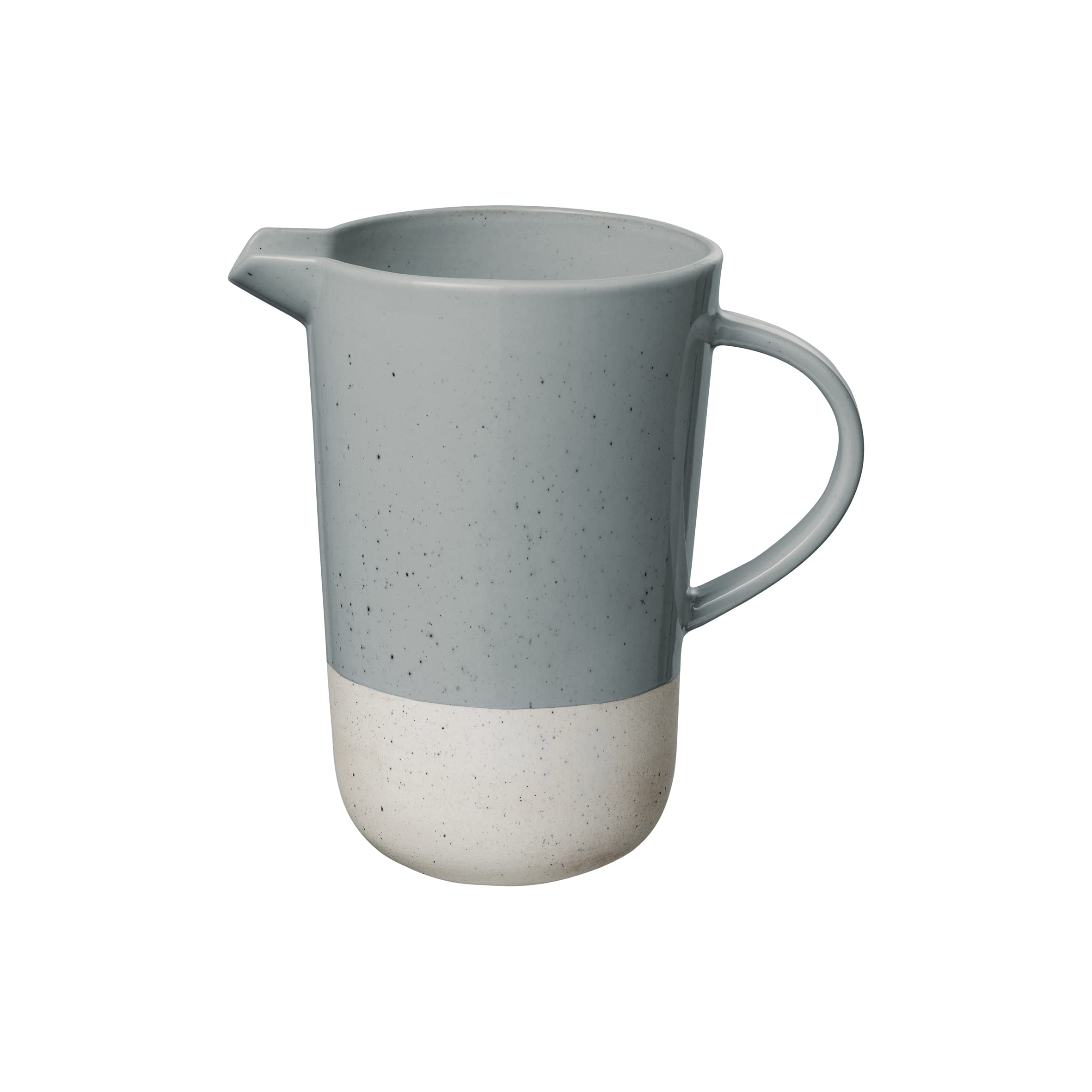 Blomus SABLO 1 Liter Ceramic Stoneware Pitcher - Elegant Stone Design for Water, Juice & Iced Tea | Perfect for Dining Table, Kitchen & Entertaining