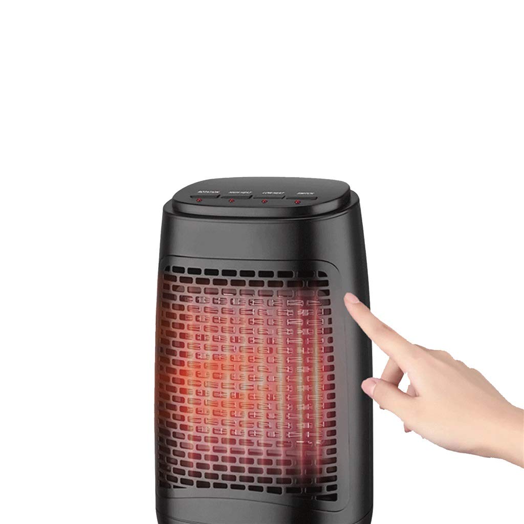 QIAOLI Portable Electric Heater - Mini Fan Heater for Home & Office with Remote Control | Fast Heating Desktop/Wall Mountable Space Heater for Winter Indoor Use in Bedroom, Living Room & Office