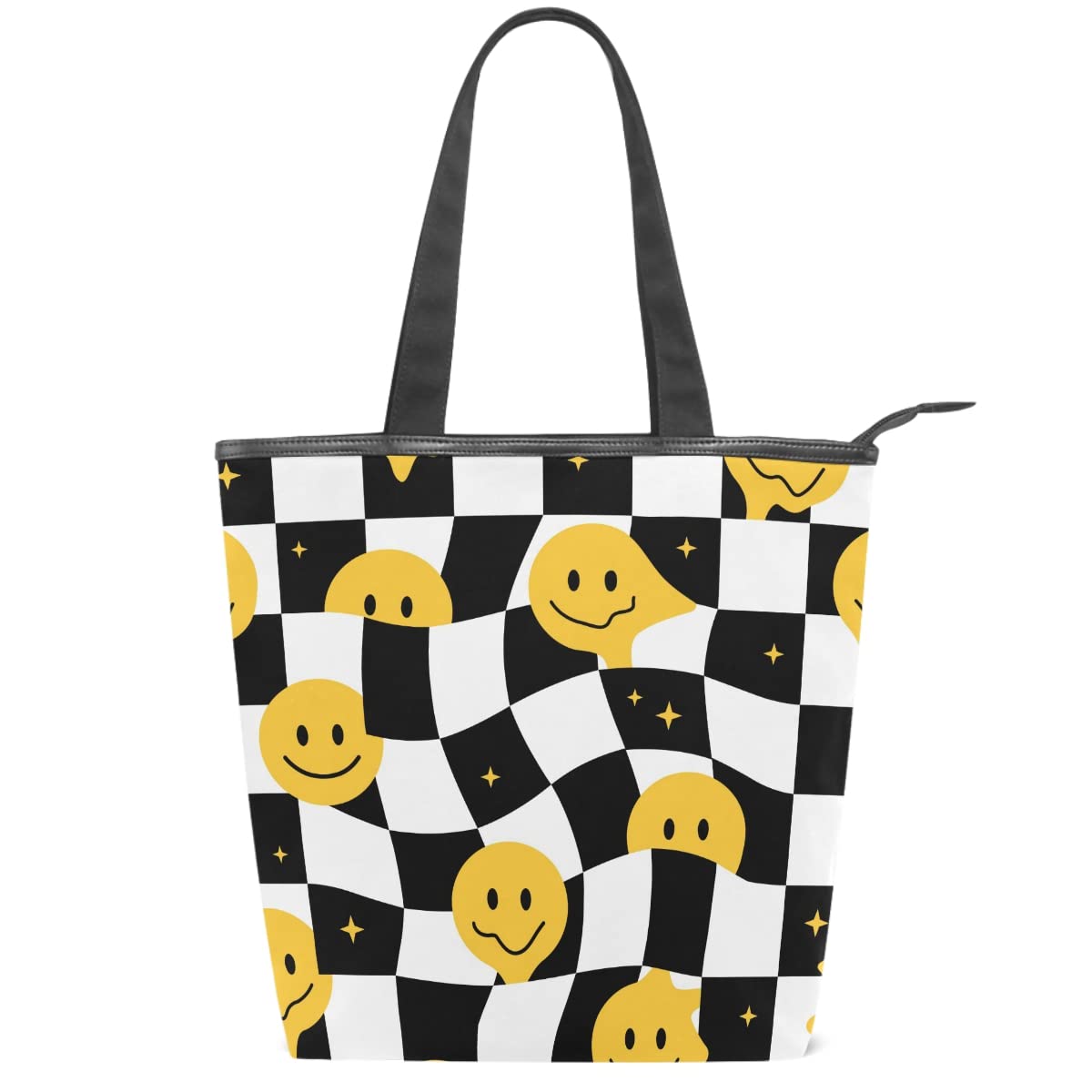 Stylish Pink Skull Canvas Tote Bag for Women - Fashionable Shoulder Bag for Work, Shopping & Daily Use | Durable Handbag with Aesthetic Design