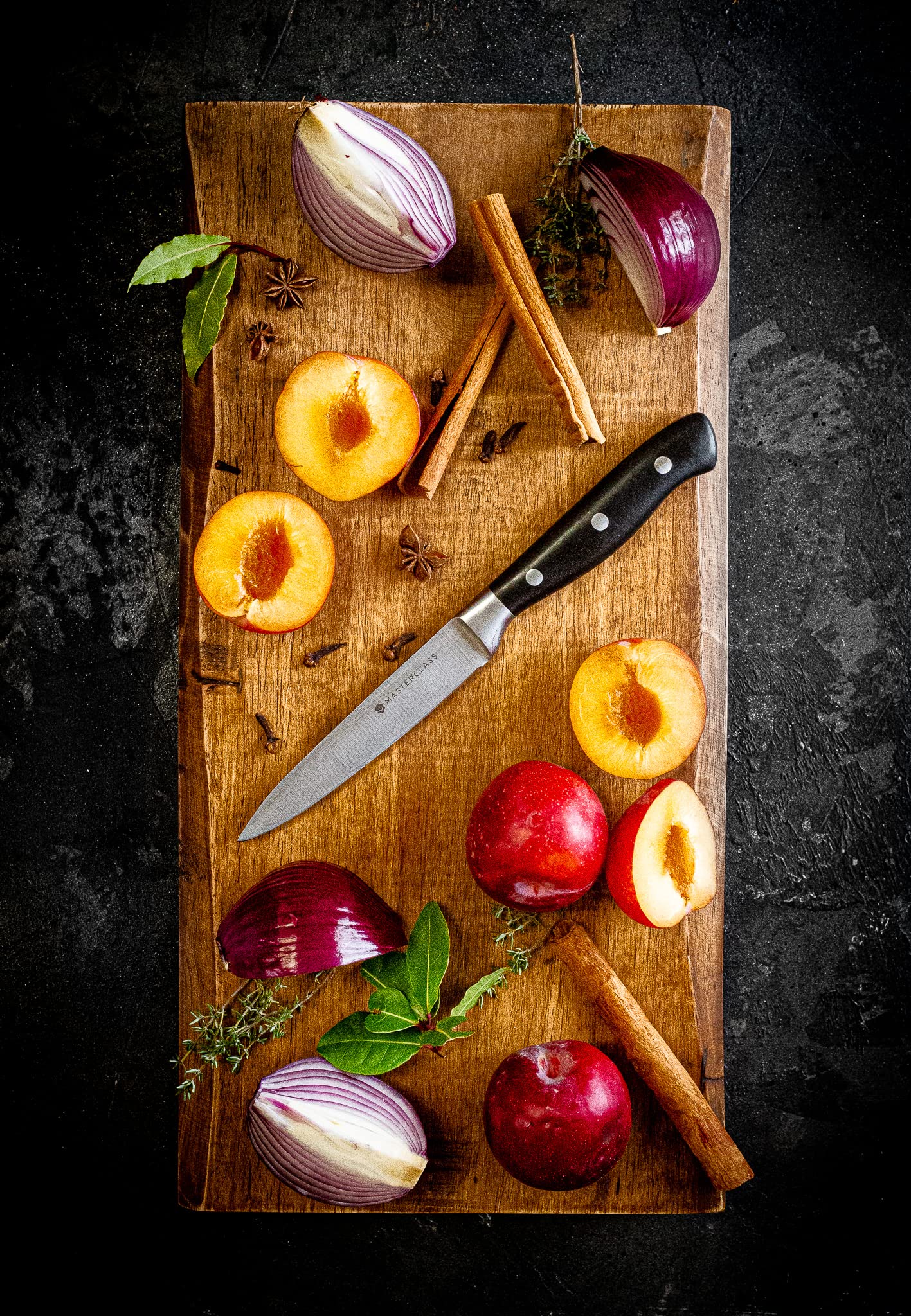 MasterClass All-Purpose Small Kitchen Knife with EdgeKeeper Sharpener Sheath - 4.3