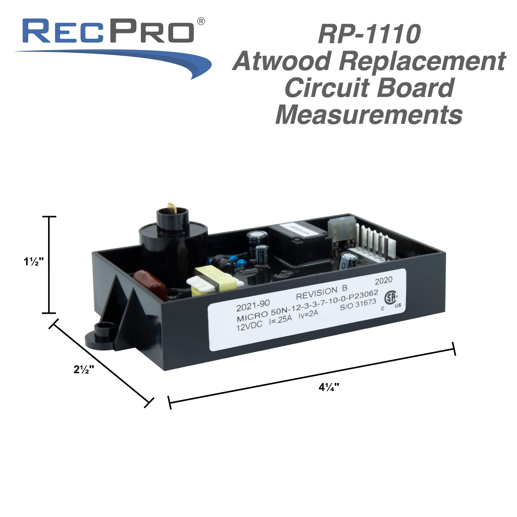 Atwood 91367 RV Water Heater Circuit Board Replacement | Compatible with Atwood Water Heaters | Durable Electronic Control Board for RV & Camper Water Systems | Perfect for DIY Repairs & Maintenance