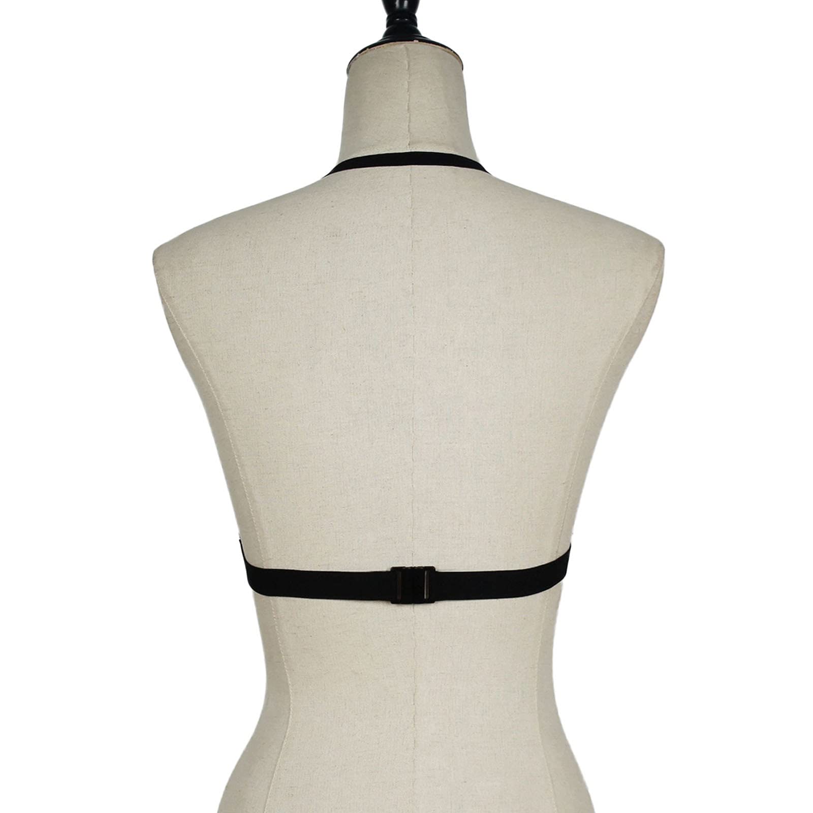 Sexy Hollow Out Lace Camisole Tank Top for Women - Elastic Cage Bra Bustier Halter Silk Sleepwear - Black | Perfect for Nightwear, Lingerie & Special Occasions