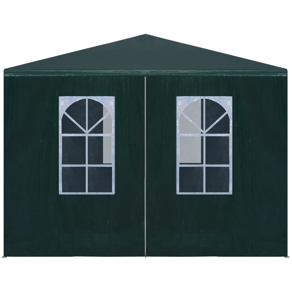 CHARMMA 10x13 ft Heavy Duty Pop Up Canopy Tent - Large Outdoor Party Tent for Weddings, Backyard Events & Fiestas - Waterproof Green Shelter for Camping, Picnics & Outdoor Gatherings