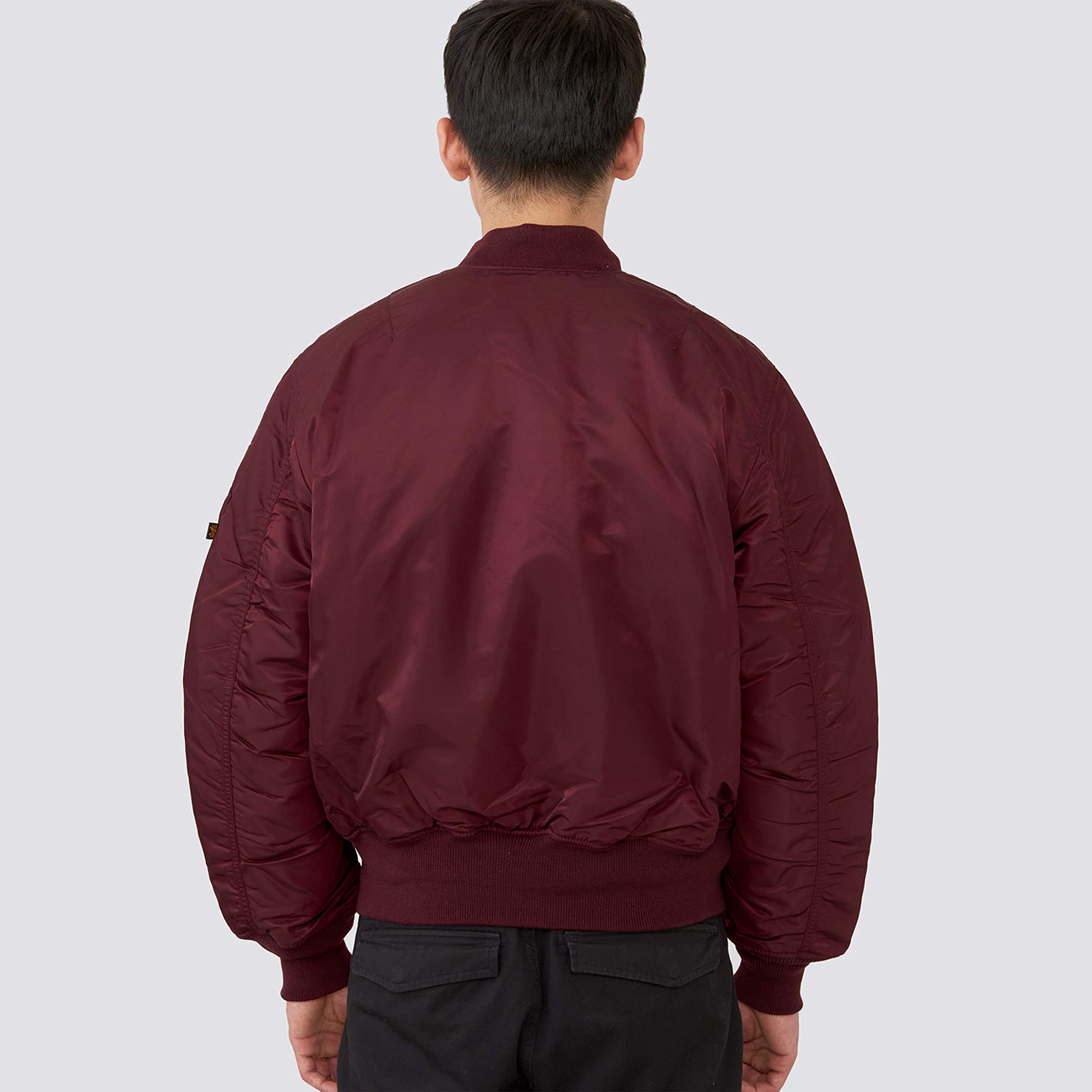 Alpha Industries MA-1 Bomber Flight Jacket - Men's Military Style Aviator Jacket with Water-Resistant Nylon - Perfect for Pilots, Outdoor Adventures & Streetwear Fashion
