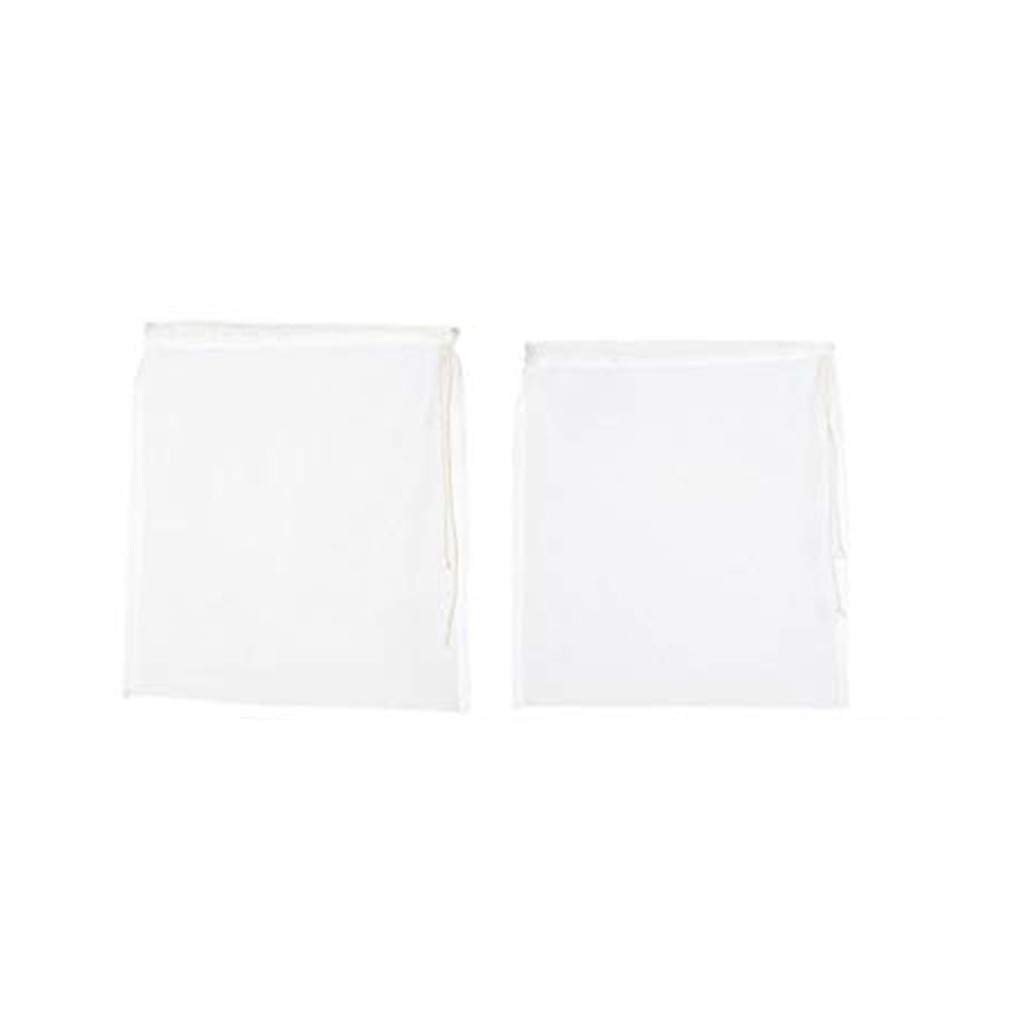 Premium Nylon Nut Milk Filter Bags - Fine Mesh Cheesecloth for Cold Brew Coffee, Milk Straining & Kitchen Use - Reusable & Disposable Cleaning & Deodorizing Solution for Home, Bar & Dining