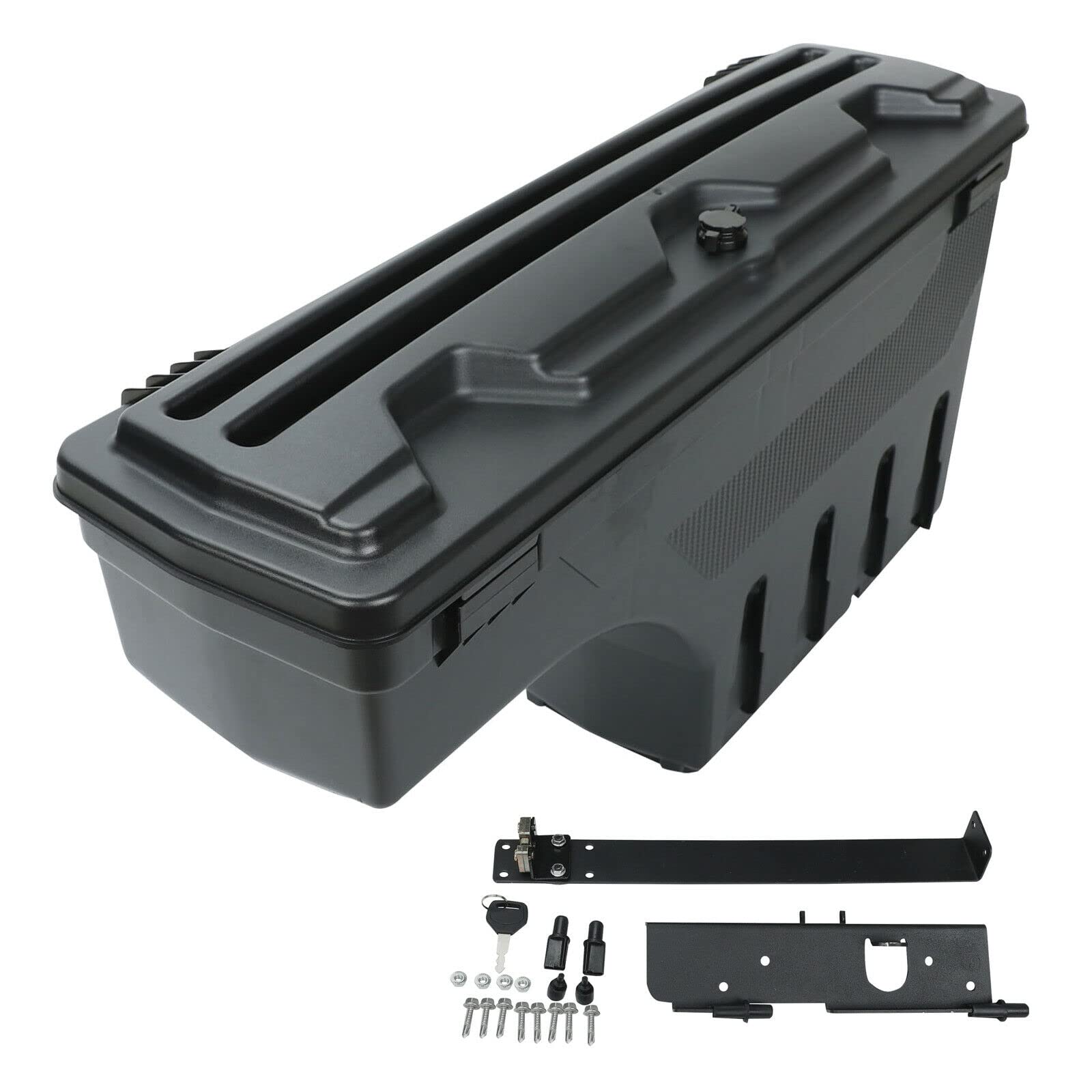 Lockable Truck Bed Storage Box - Right Passenger Side Tool Box for 1997-2014 Ford F150 | Durable Pickup Truck Organizer for Camping, Work & Outdoor Gear Storage