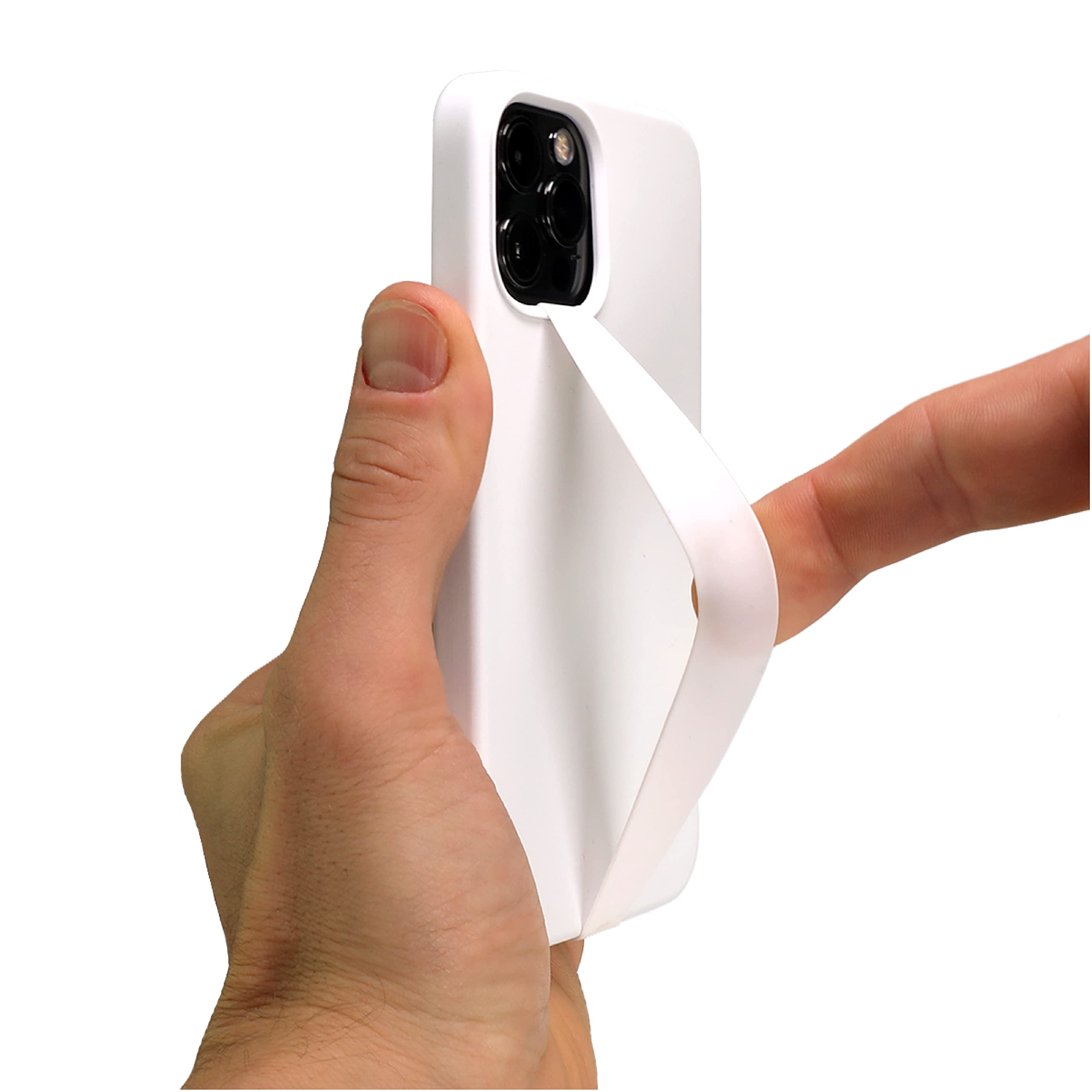 **Silicone Phone Strap Holder - Stretch Elastic Phone Grip for Secure One-Handed Use | Slim, Lightweight & Discreet Design | Perfect for Running, Travel & Everyday Phone Safety**