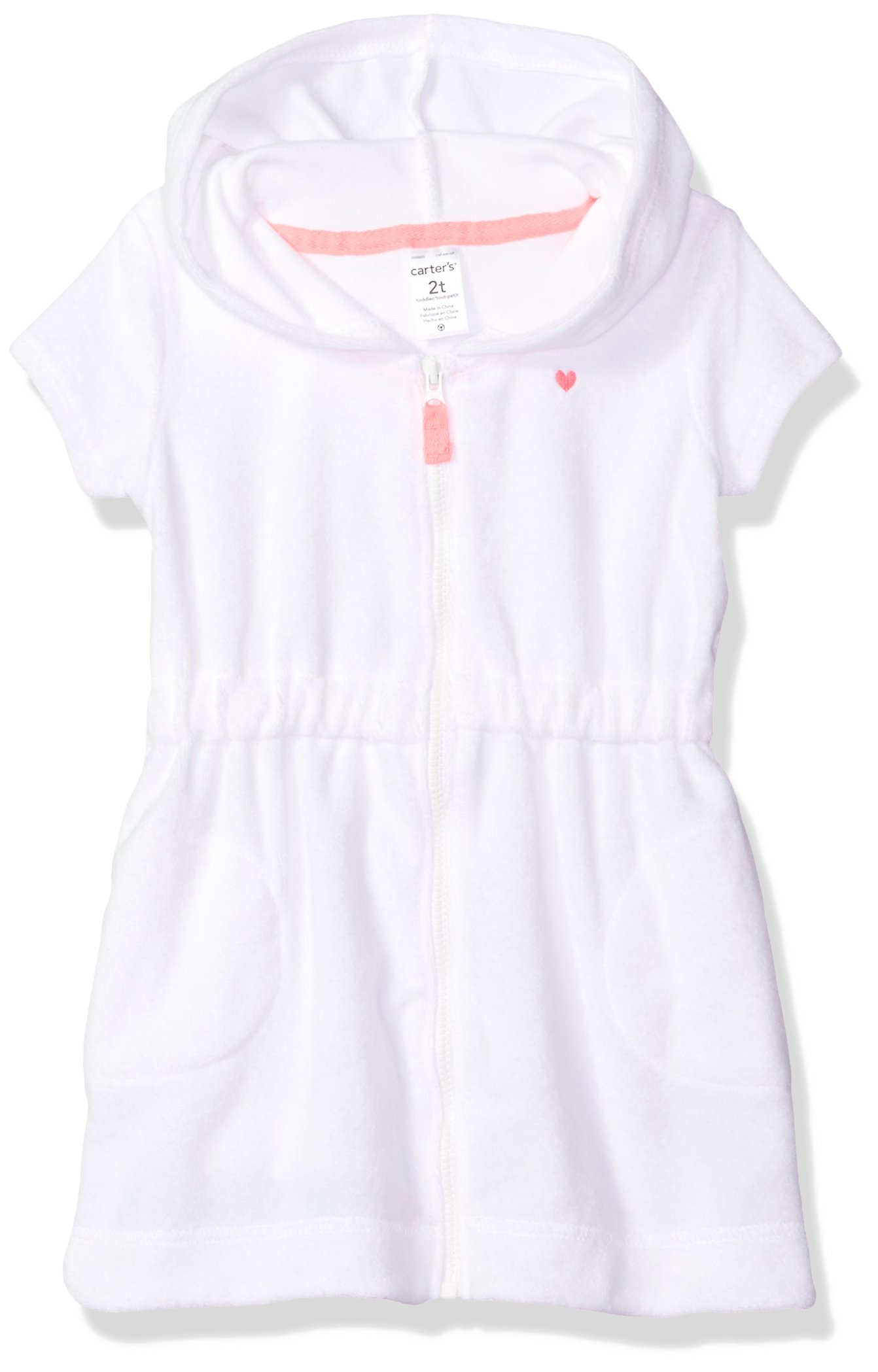 Carter's Girls' Swim Cover Up - Lightweight Beach Dress with UPF Protection for Pool, Beach & Summer Vacation