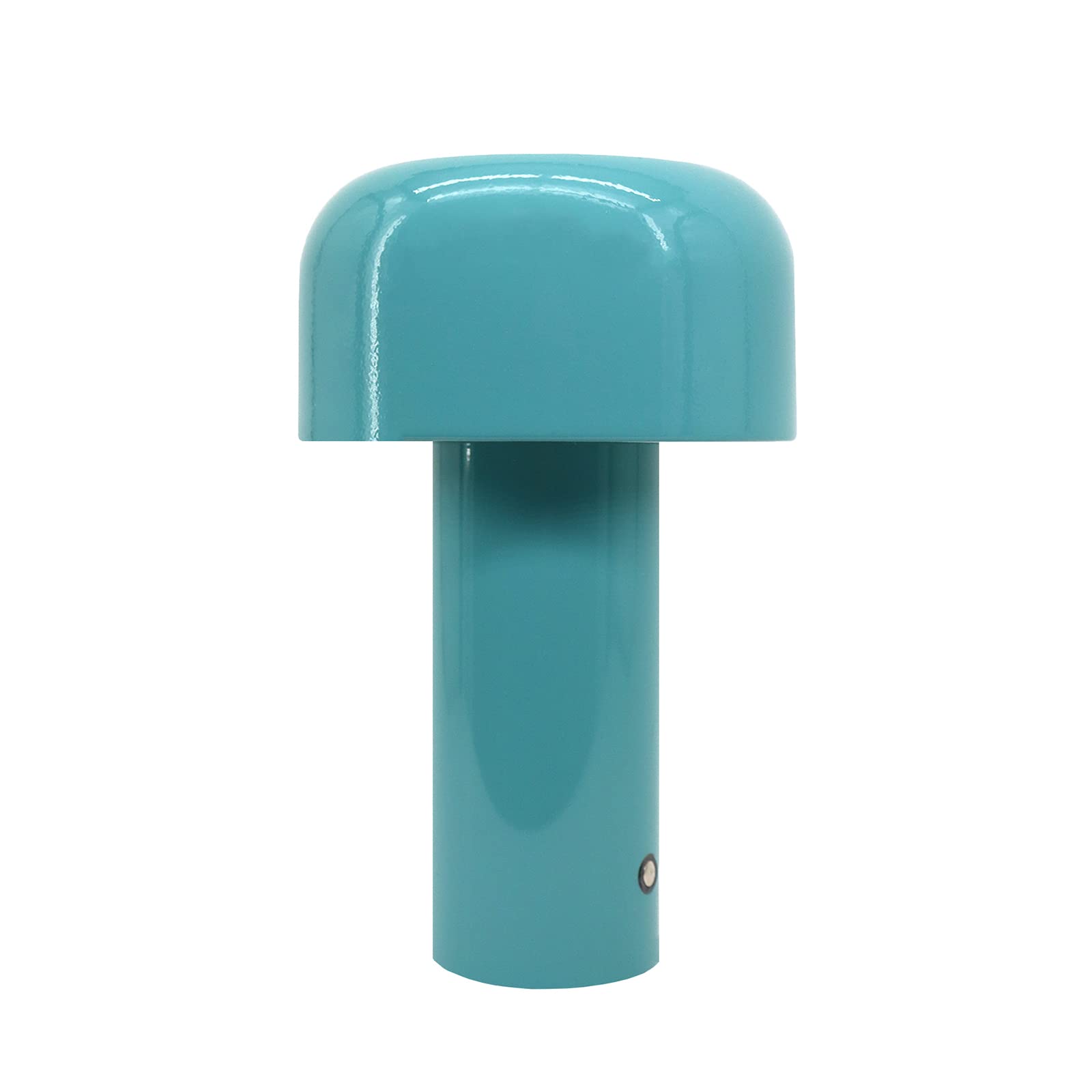 Touch Dimming LED Night Light Bar - USB Rechargeable Eye-Caring Mushroom Lamp with 3 Brightness Levels | Cordless Bedside Desk Lamp for Bedroom, Living Room & Home Decor | Perfect for Reading, Relaxation & Nighttime Safety (Blue)