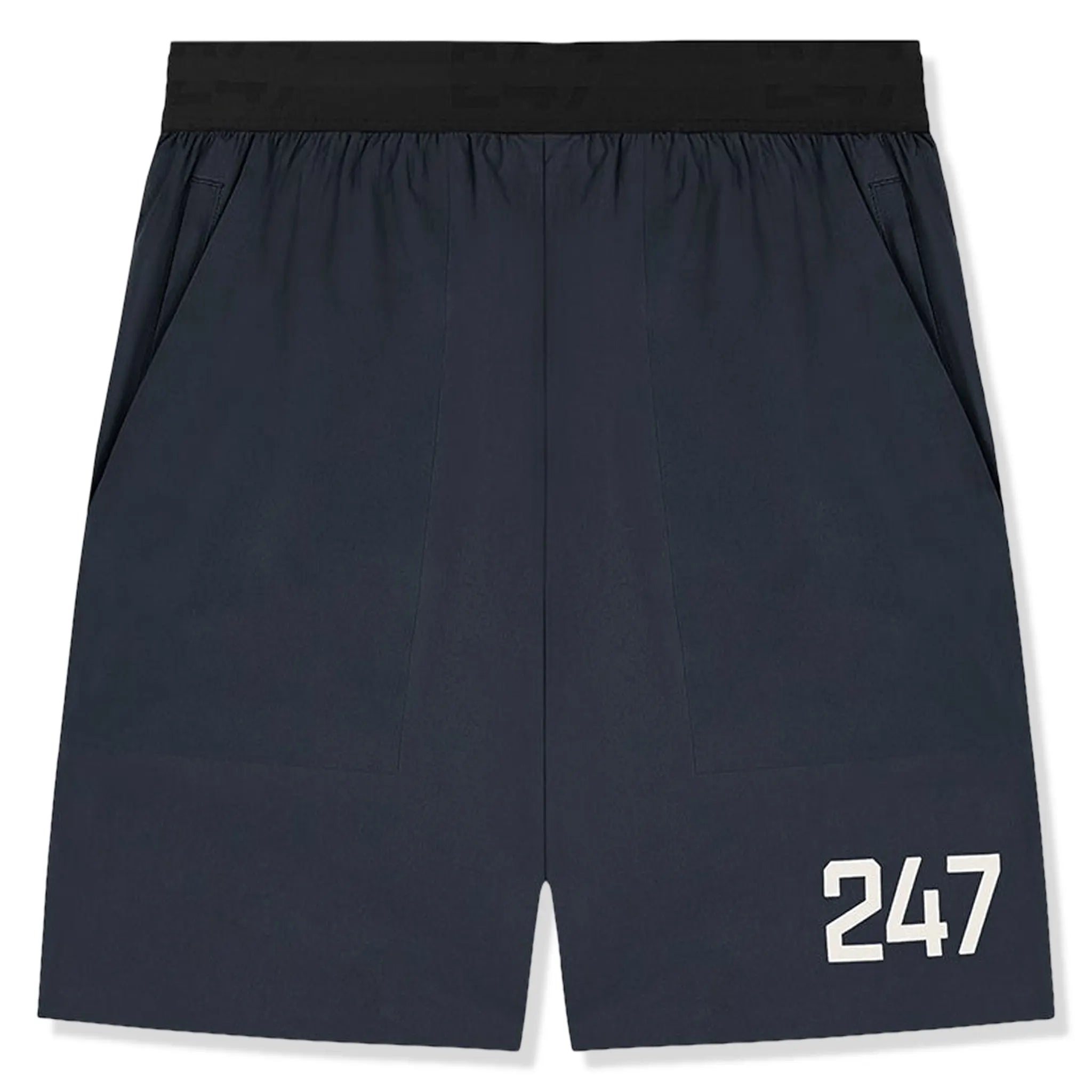 Represent 247 Fused Navy Blue Athletic Shorts for Men - Comfortable Gym Workout Running & Casual Wear