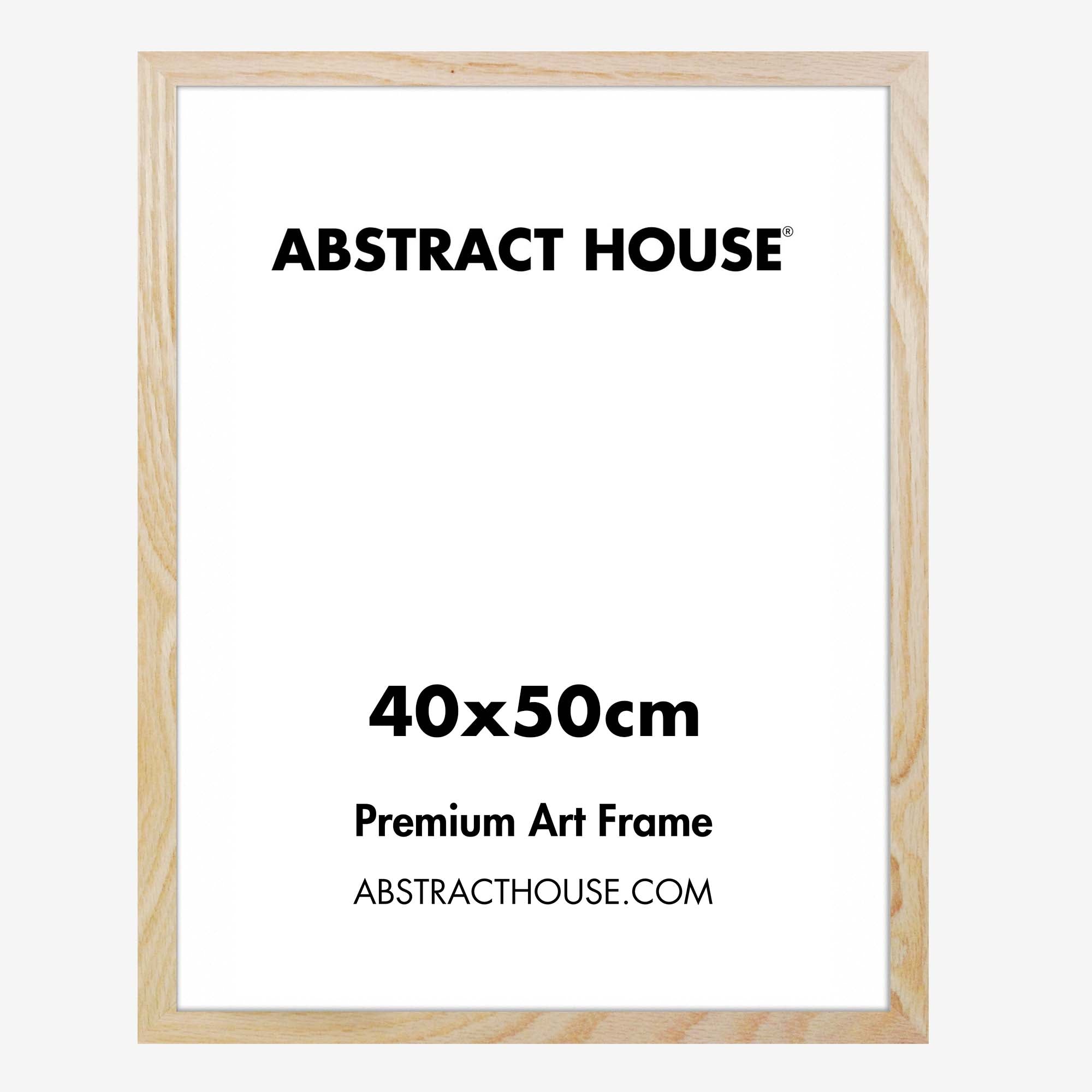 40 x 50 cm Wooden Picture Frame - Premium Solid Wood Photo Frame for Wall Art, Home Decor, and Office Display - Perfect for Family Photos, Artwork, and Certificates