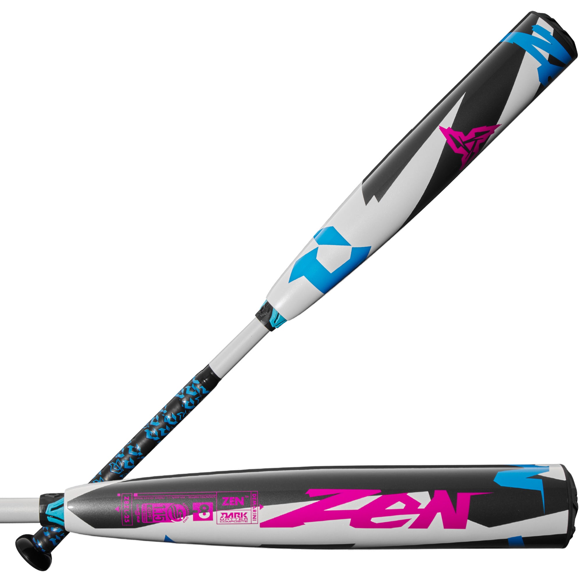 DeMarini Zen 2 3/4 USSSA Baseball Bat -8oz Drop Weight for Youth & Adult Players - Perfect for Fastpitch Softball & Competitive Tournaments