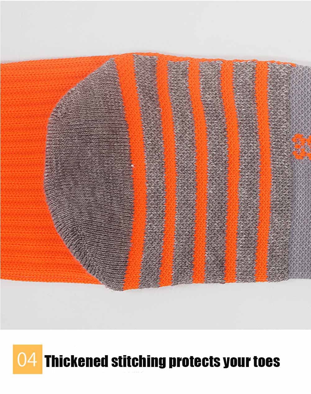 **Breathable Non-Slip Soccer Socks for Kids, Youth & Adults - Comfortable Football Sports Socks for Men - Perfect for Training, Matches & Casual Wear**