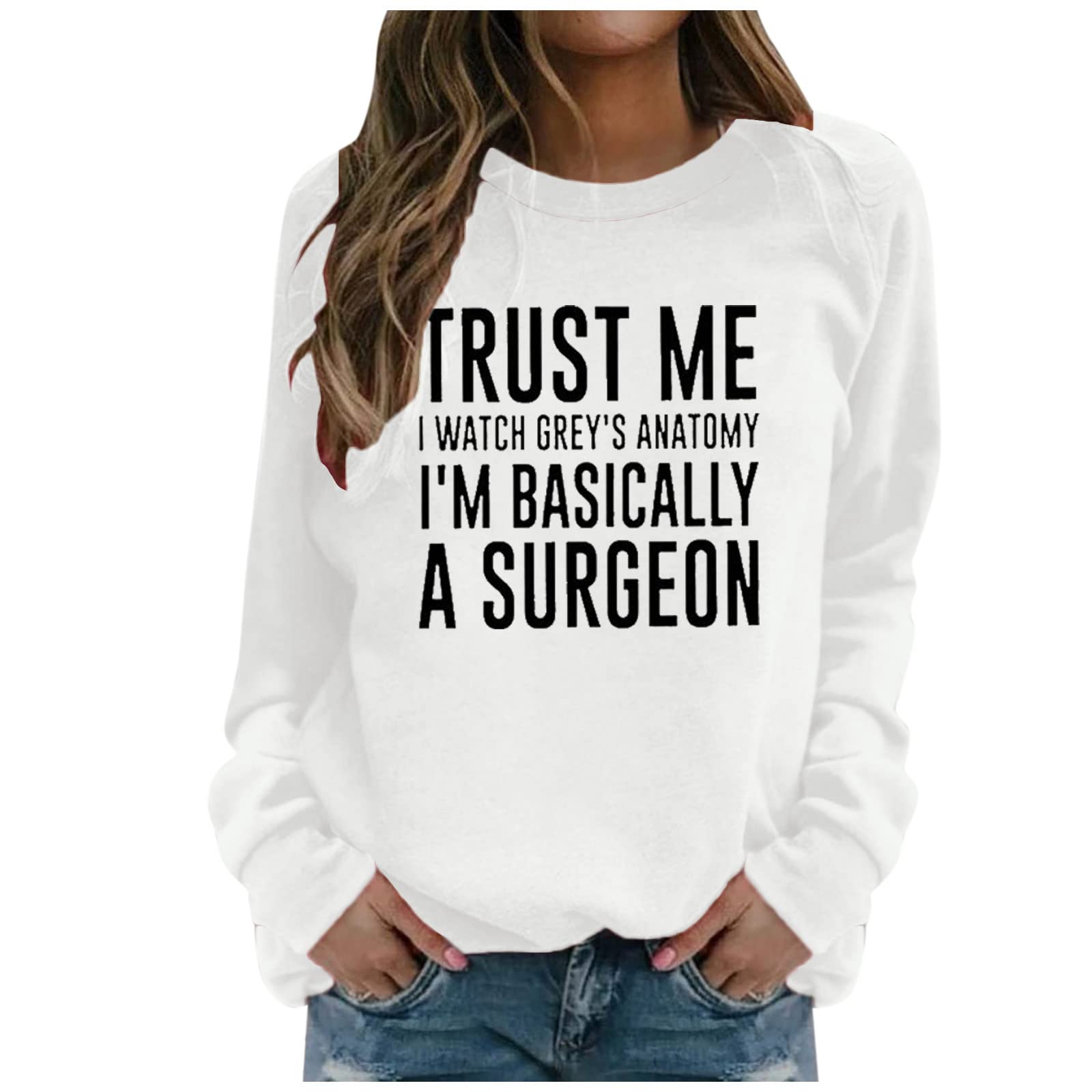 Lightweight Women's Hoodies - Fashion Letter Print Pullover, Loose Fleece Long Sleeve Dress | Casual Wear, Lounge Outfits, Street Style