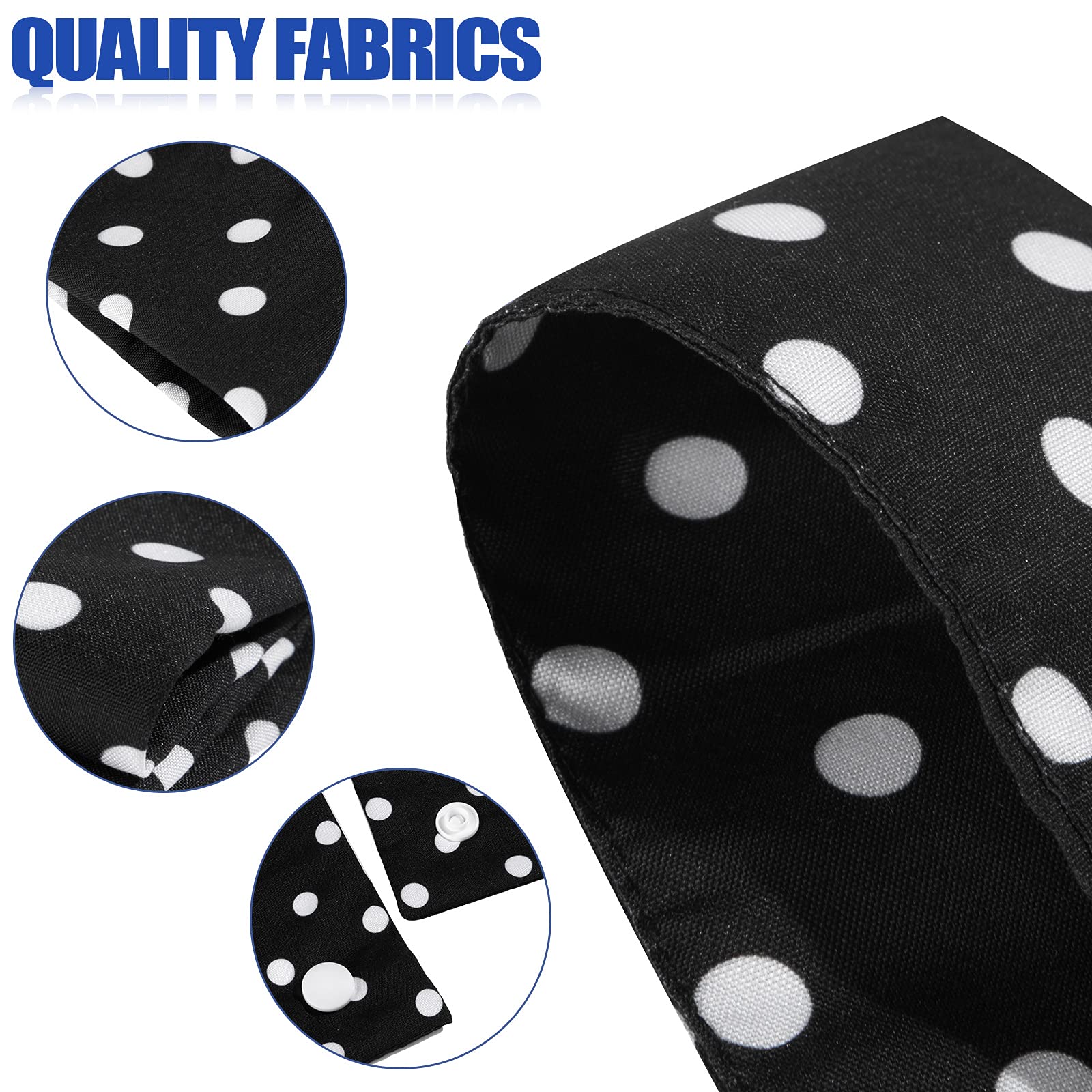6 Pack Cooling Neck Wraps with Button - Reusable Neck Cooler Scarf for Men & Women - Perfect for Summer Outdoor Activities, Sports, Hiking, and Gardening