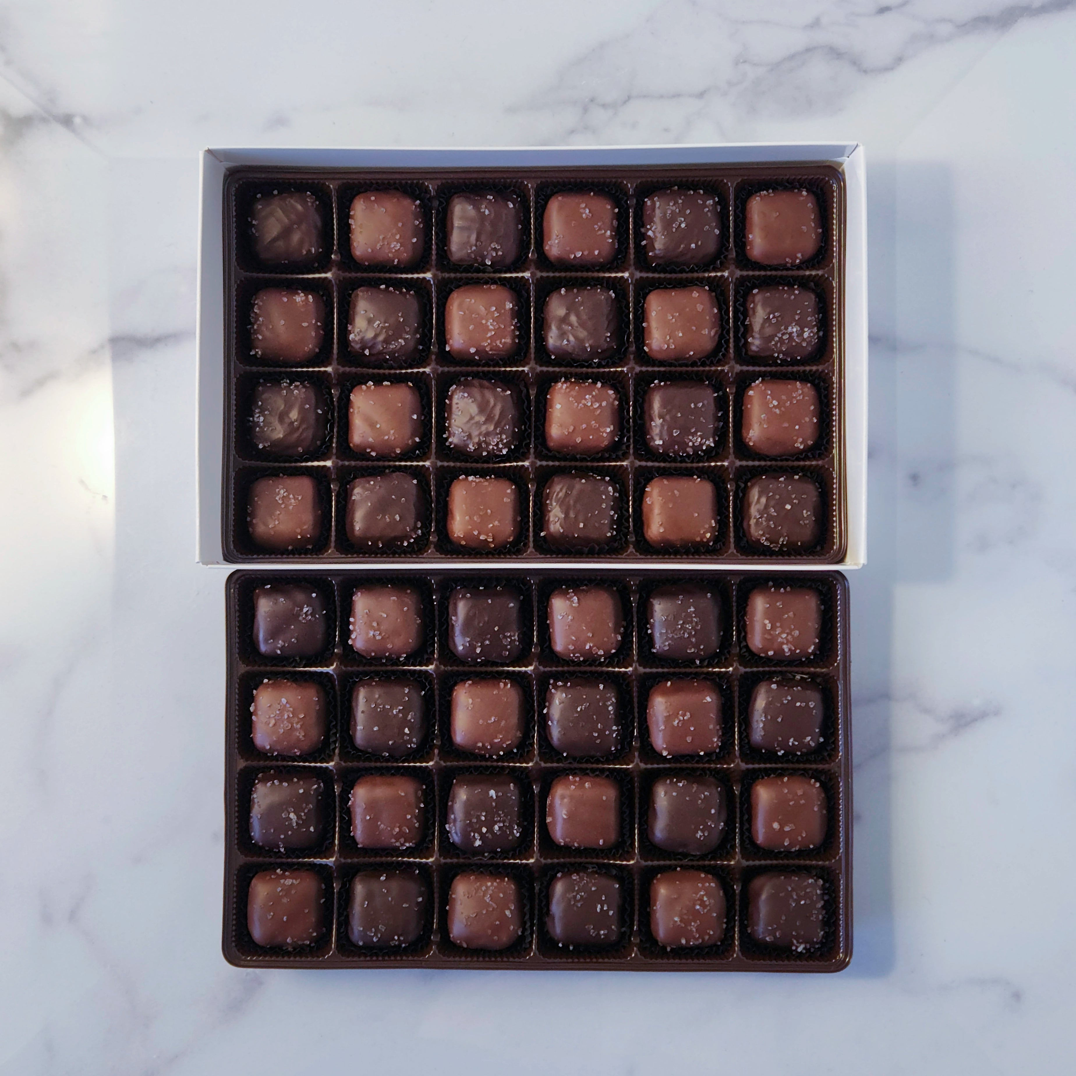 Delicious Sea Salt Caramel Candy Assortment - Gourmet Chocolate Treats for Gifts, Parties & Dessert Lovers