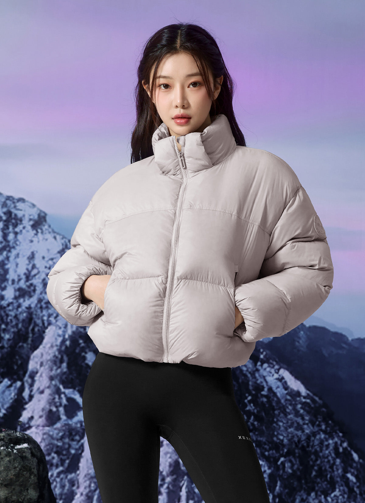 Detachable Hood Goose Down Jacket for Men & Women - Warm Winter Coat with Removable Hood - Perfect for Skiing, Hiking & Outdoor Activities