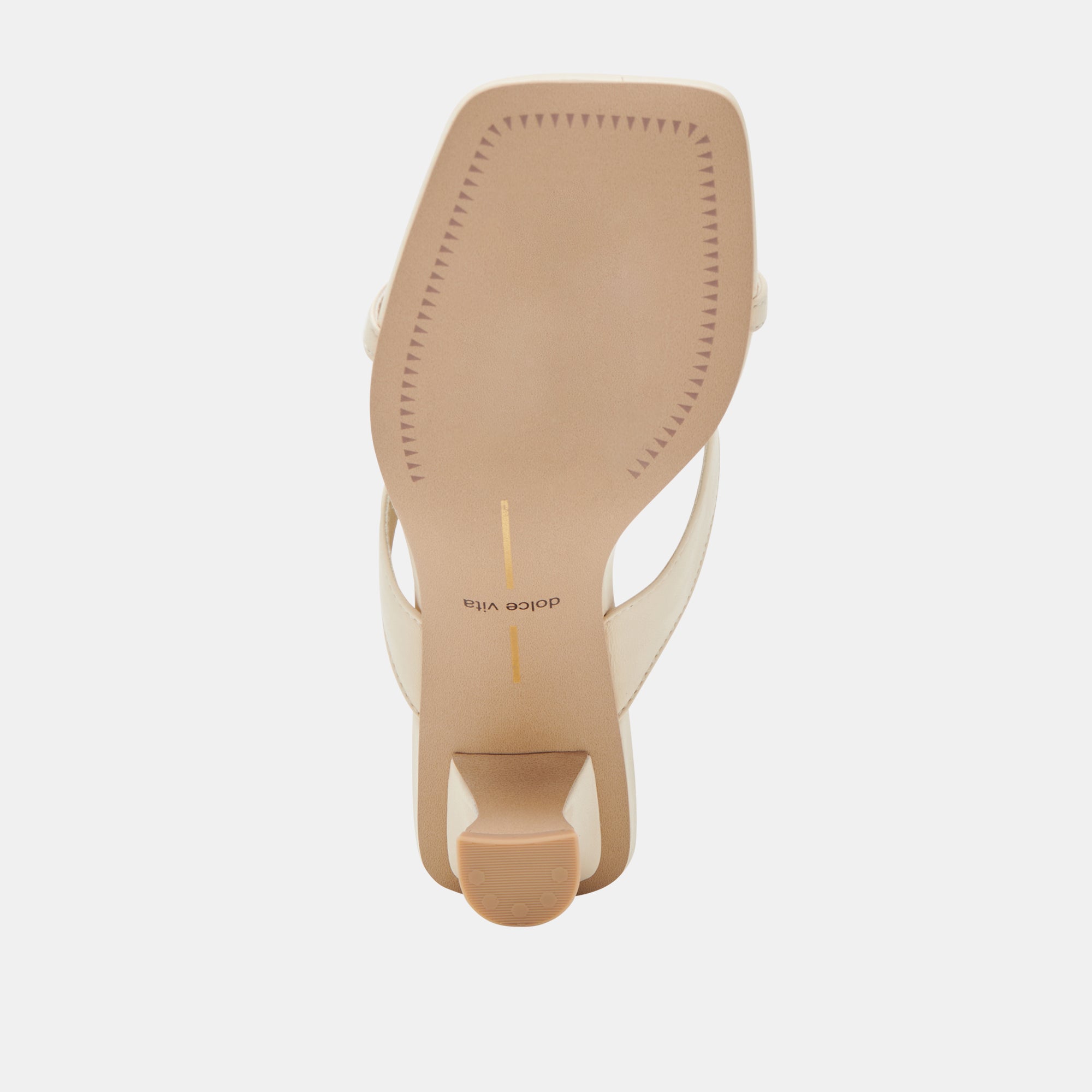 BREVEL Women's Off-White Leather Heels - Stylish High Heel Pumps for Work, Party & Special Occasions