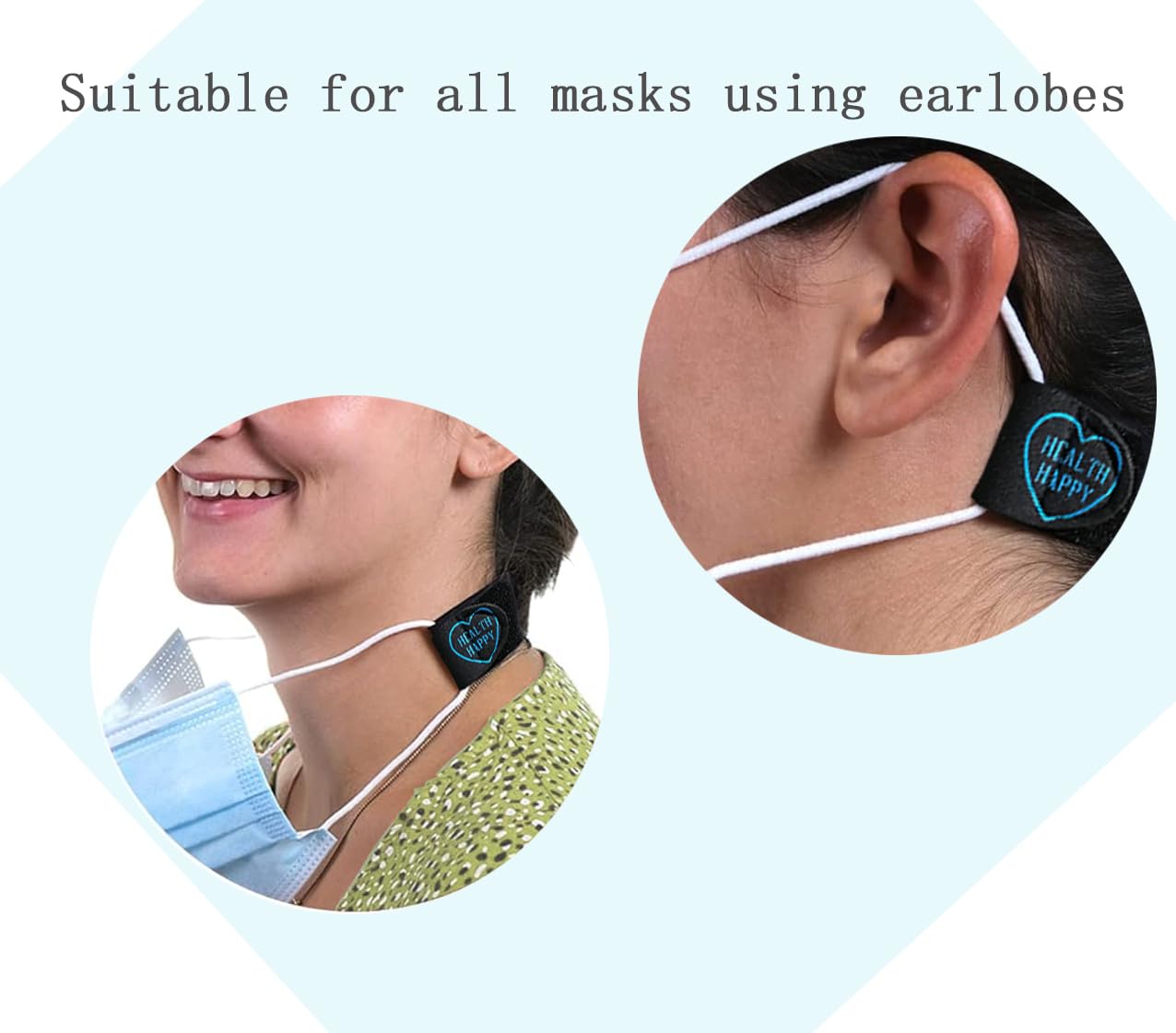 1 Pack Adjustable Face Mask Holder - Ultra Light & Breathable Ear Saver with Comfortable Strap, Reusable Mask Extender for All-Day Wear - Perfect for Work, Travel, Gym & Daily Protection