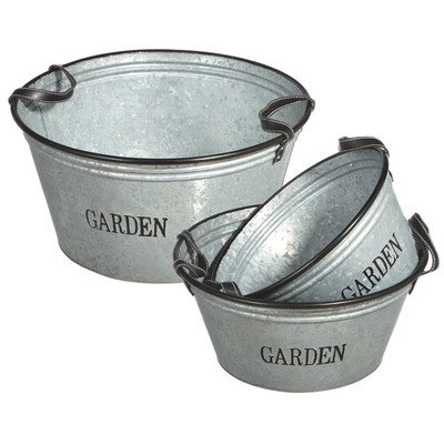 3-Piece Round Pot Planter Set - Modern Indoor/Outdoor Flower Pots for Home Decor, Garden & Patio - Perfect for Succulents, Herbs & Small Plants